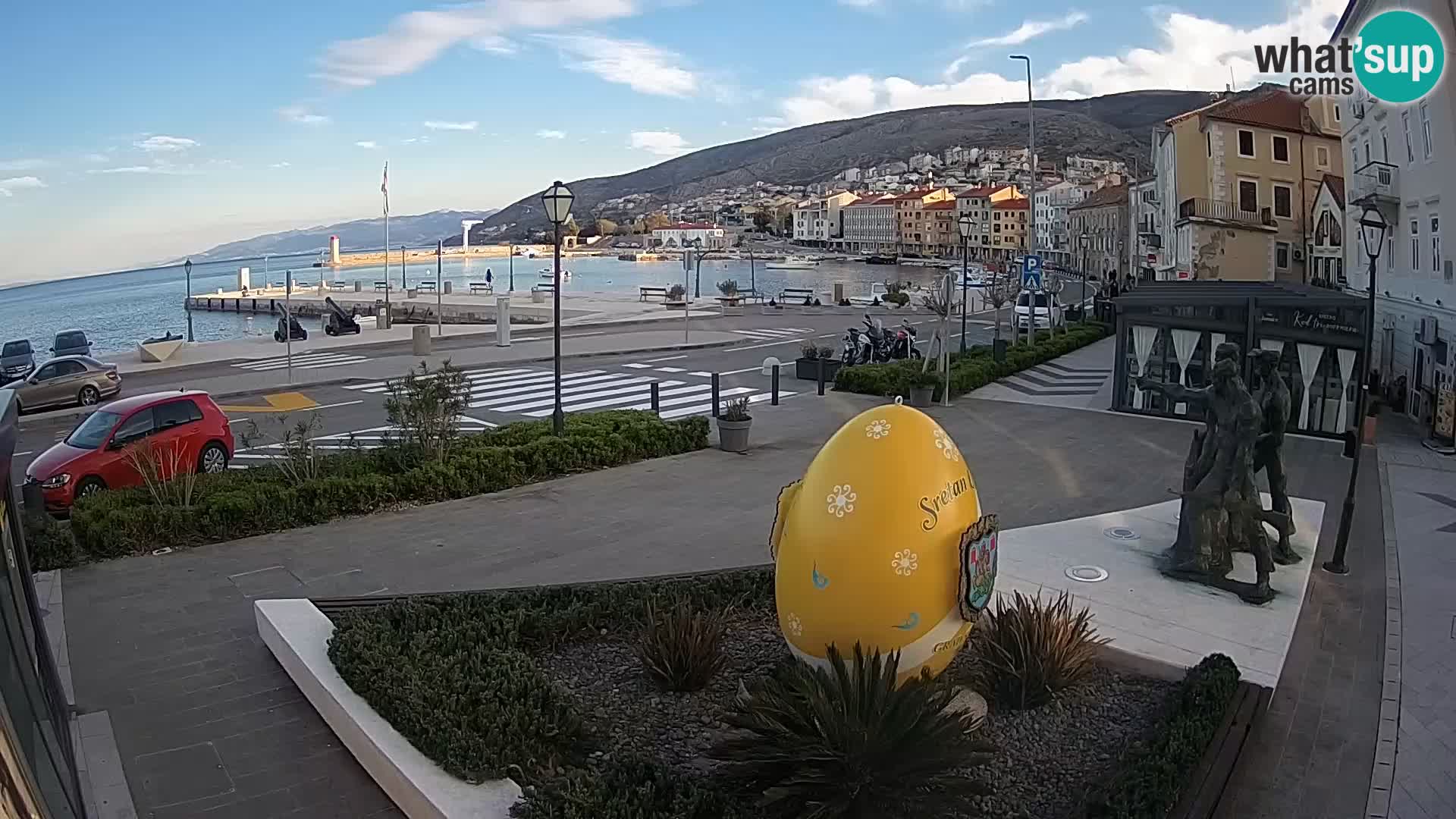 Spletna kamera v živo Senj riva – Hrvaška