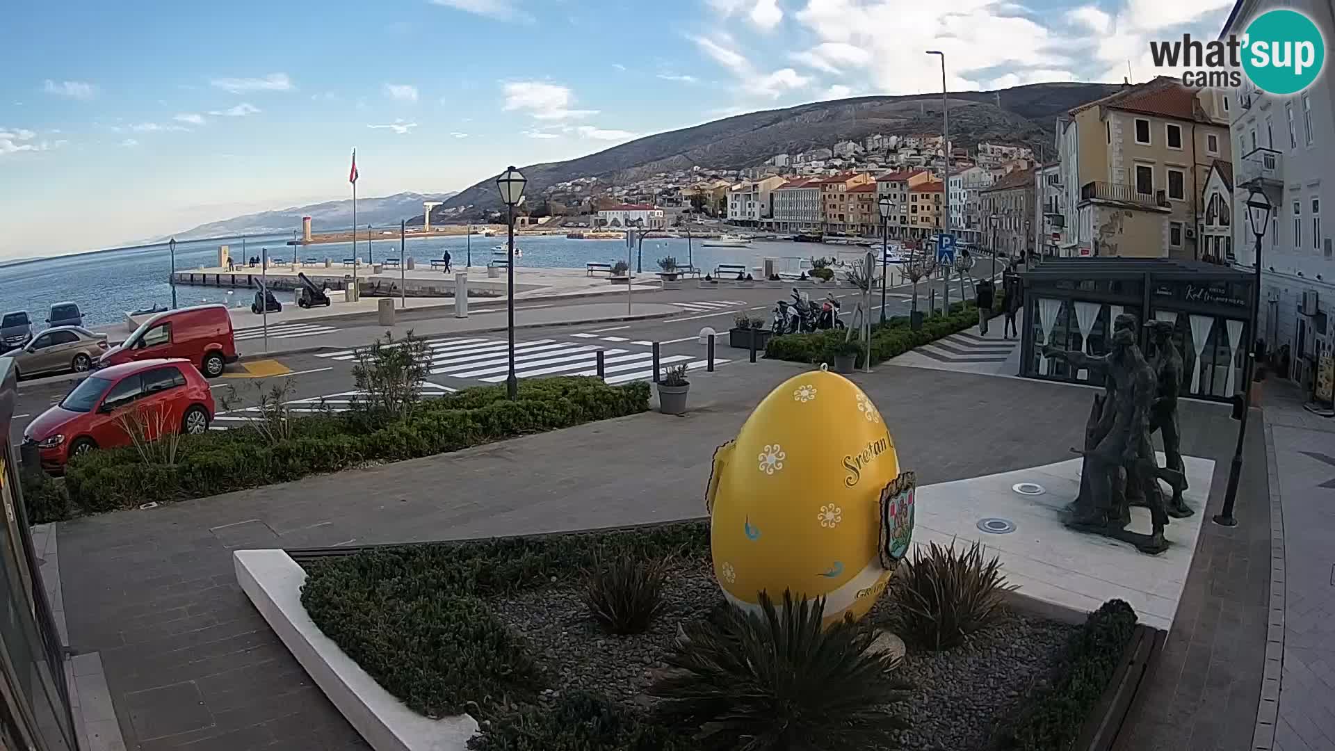 Live-Webcam Senj Riva – direkt am Meer – Kroatien