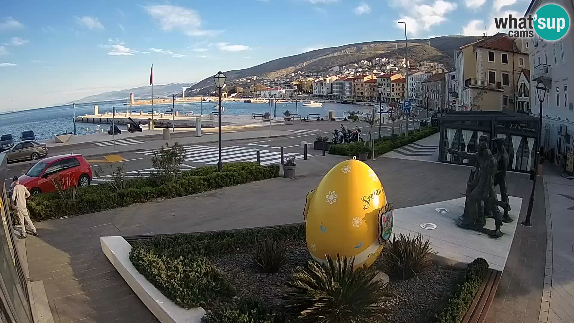 Live-Webcam Senj Riva – direkt am Meer – Kroatien