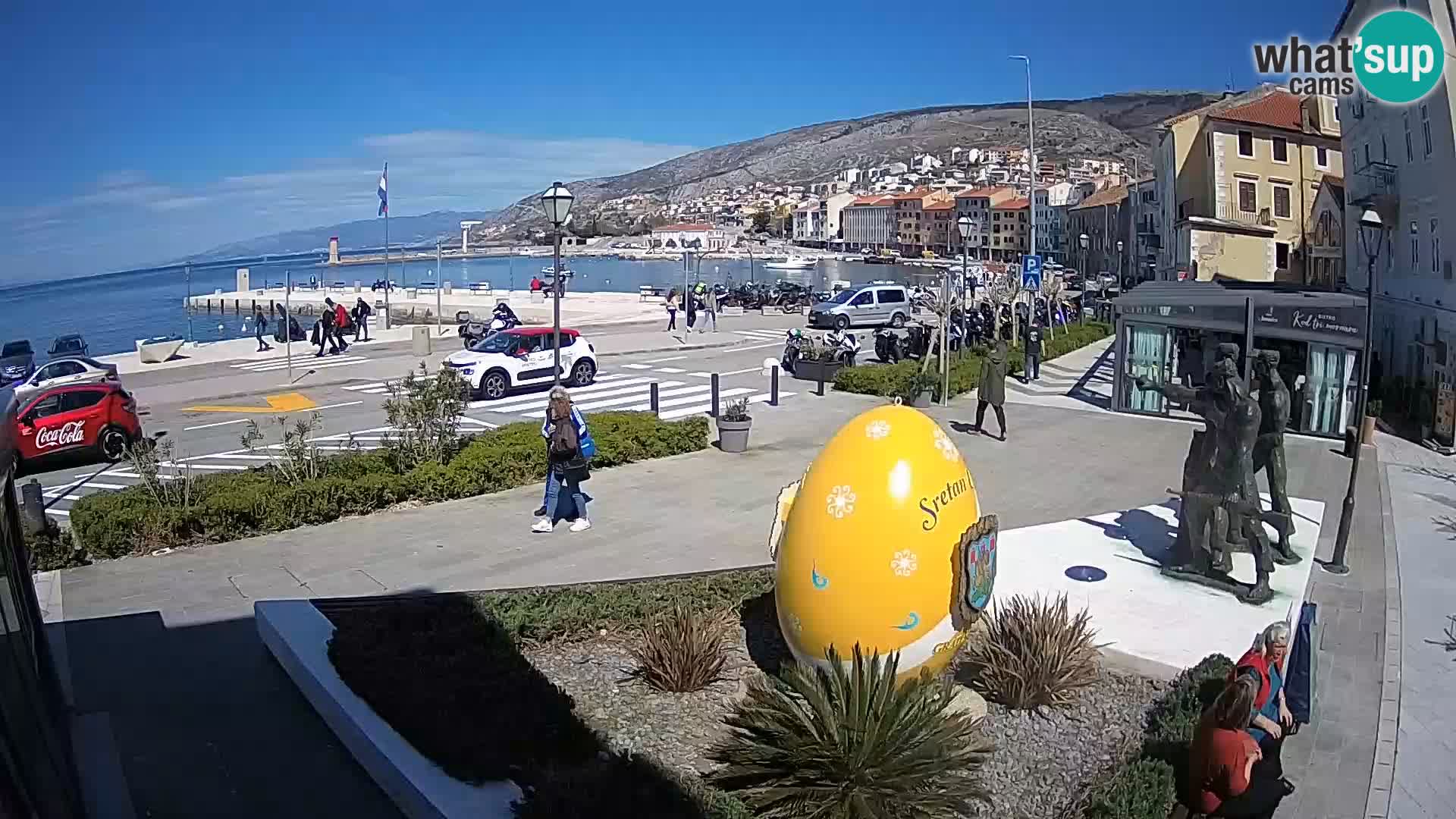 Live-Webcam Senj Riva – direkt am Meer – Kroatien