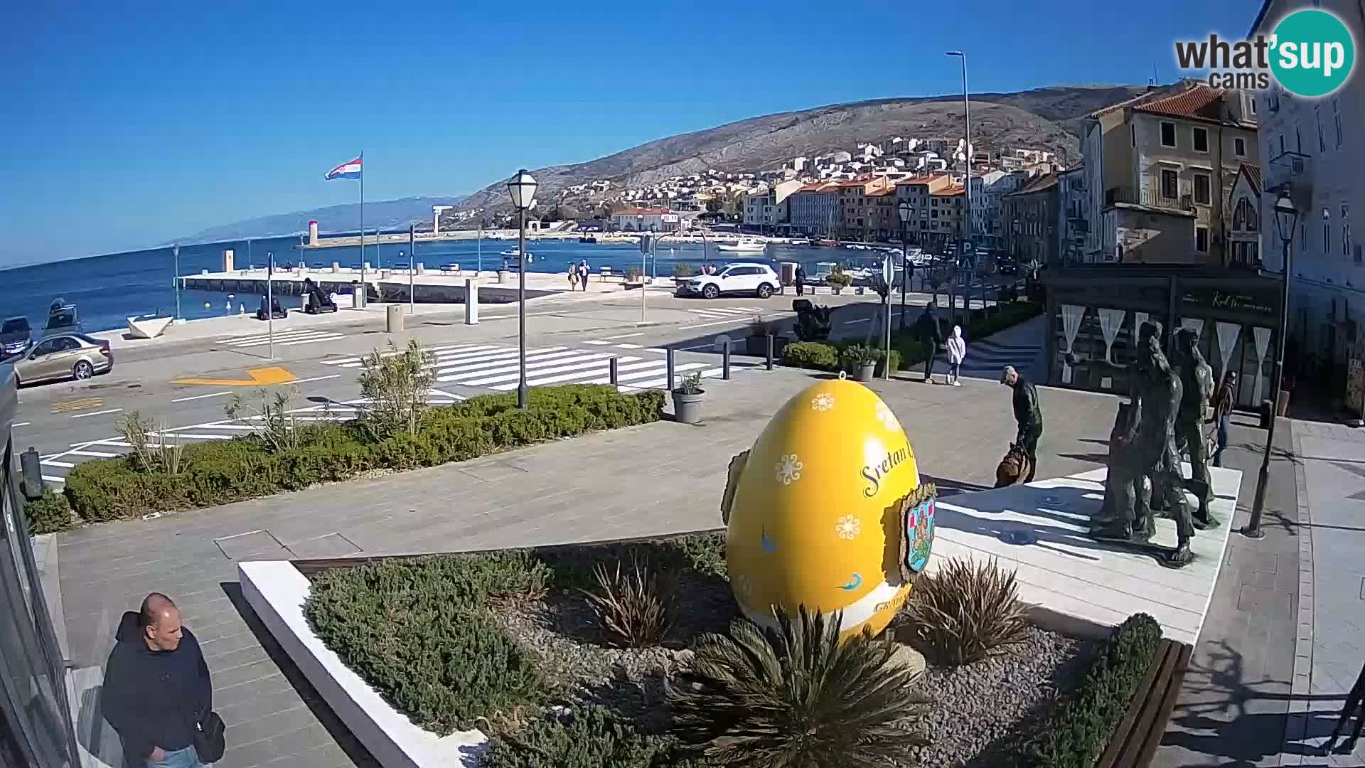 Live webcam Senj riva – fronte mare