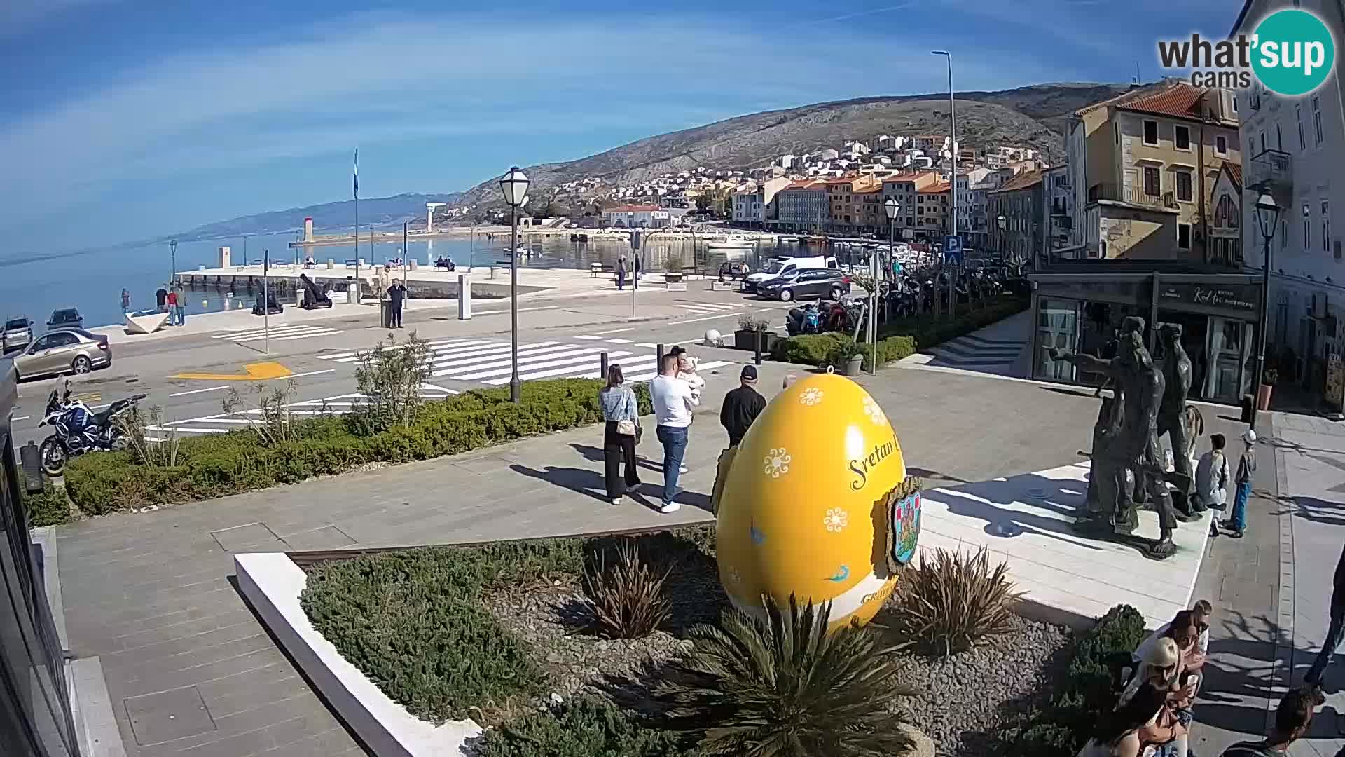 Live webcam Senj riva – seafront – Croatia