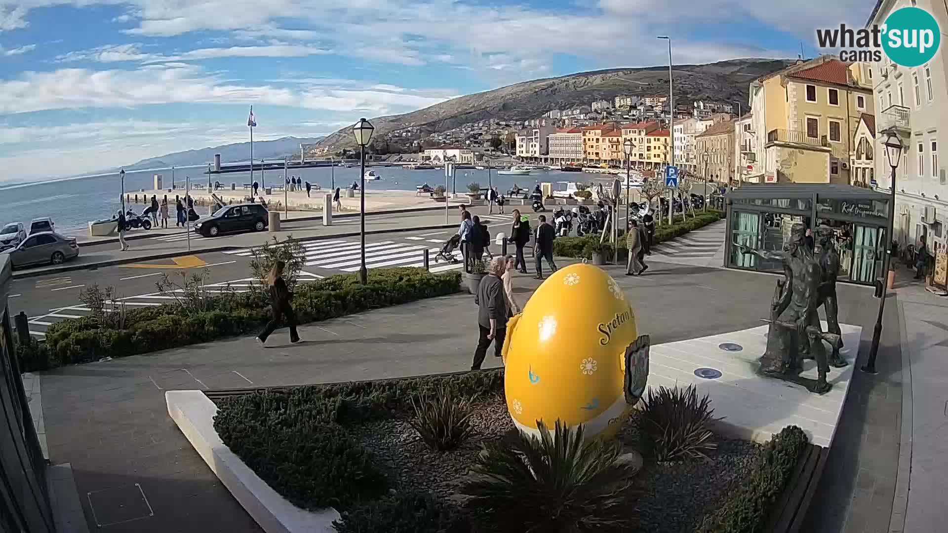 Webcam en vivo Senj riva – paseo marítimo