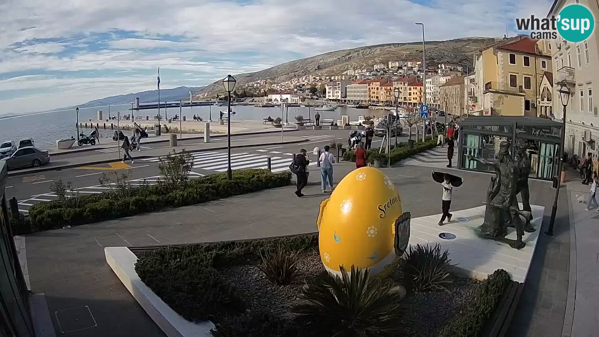 Spletna kamera v živo Senj riva – Hrvaška