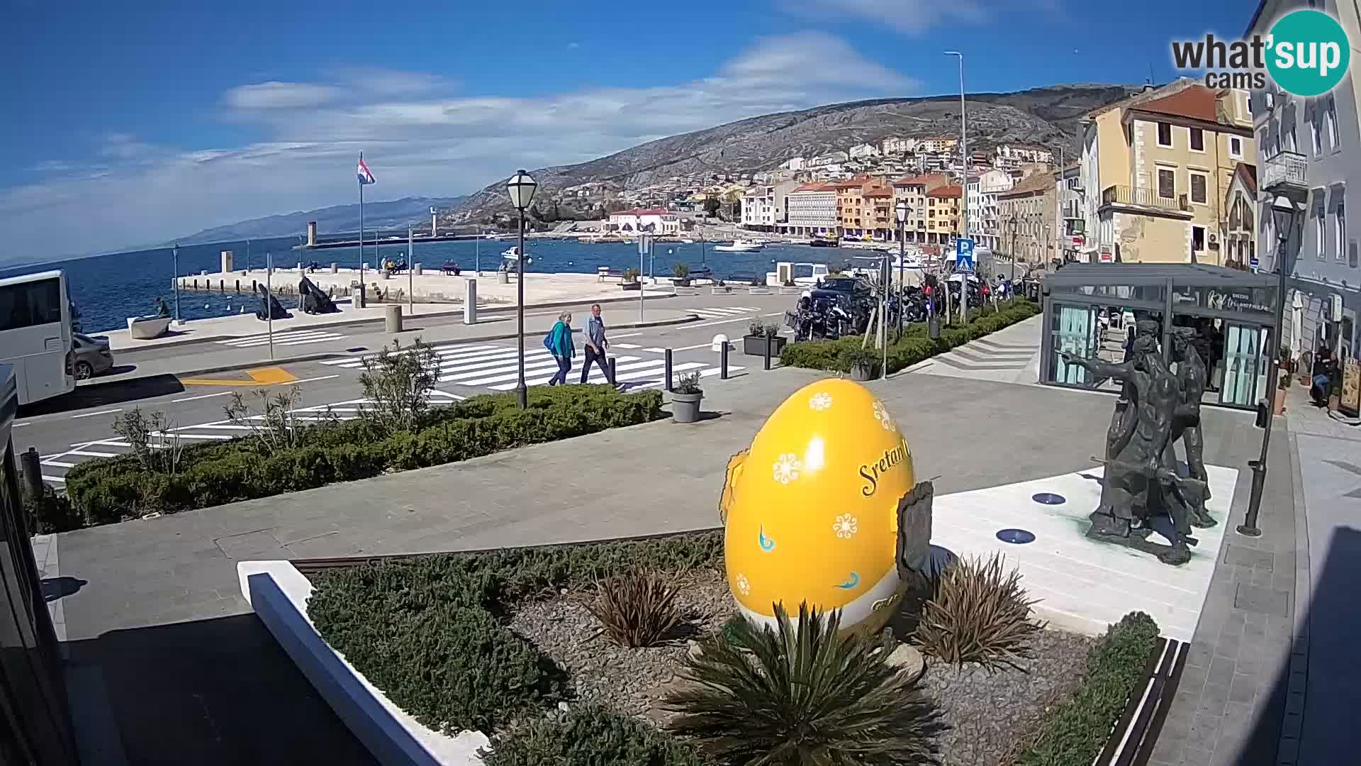 Spletna kamera v živo Senj riva – Hrvaška