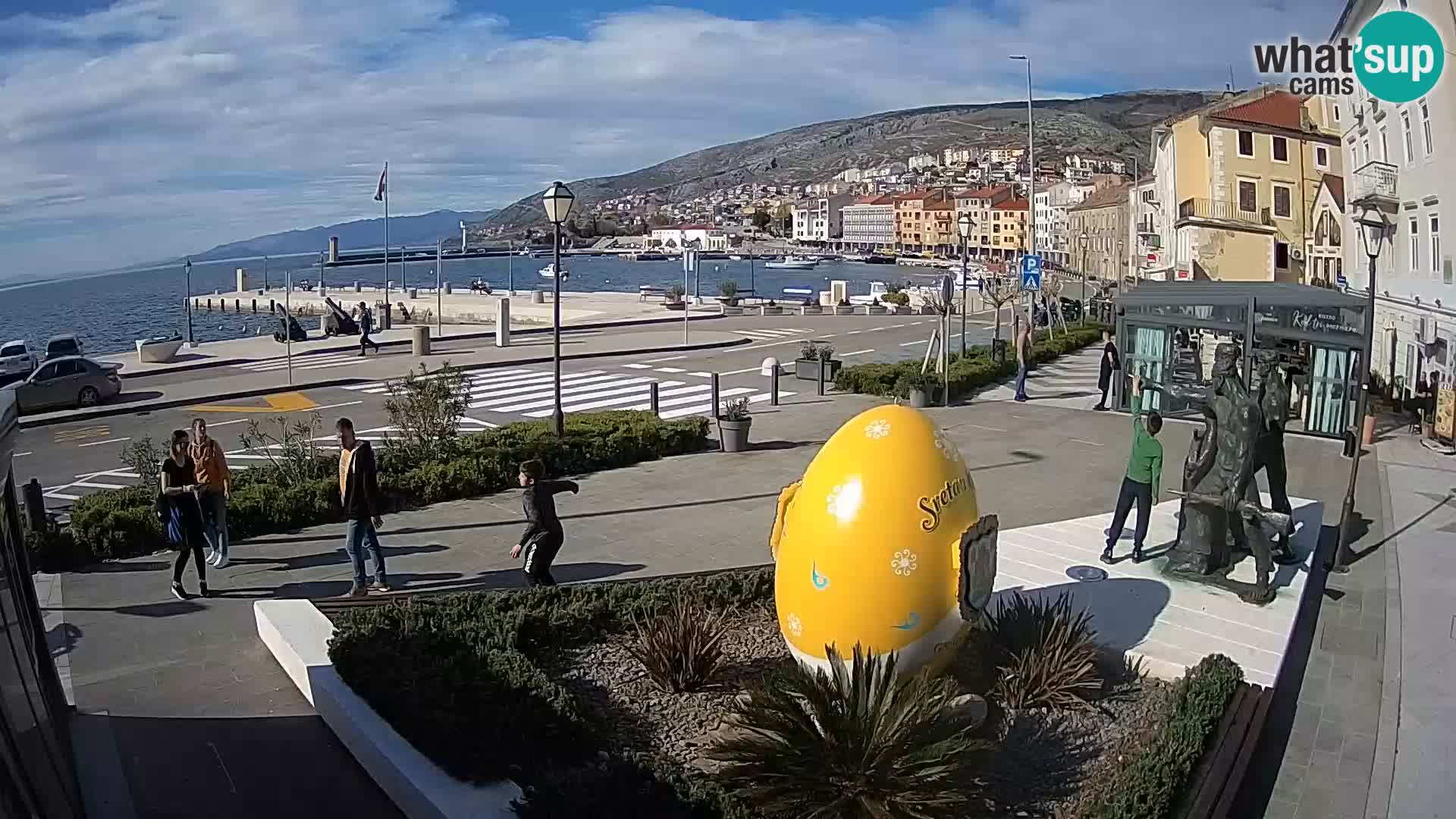 Webcam en vivo Senj riva – paseo marítimo