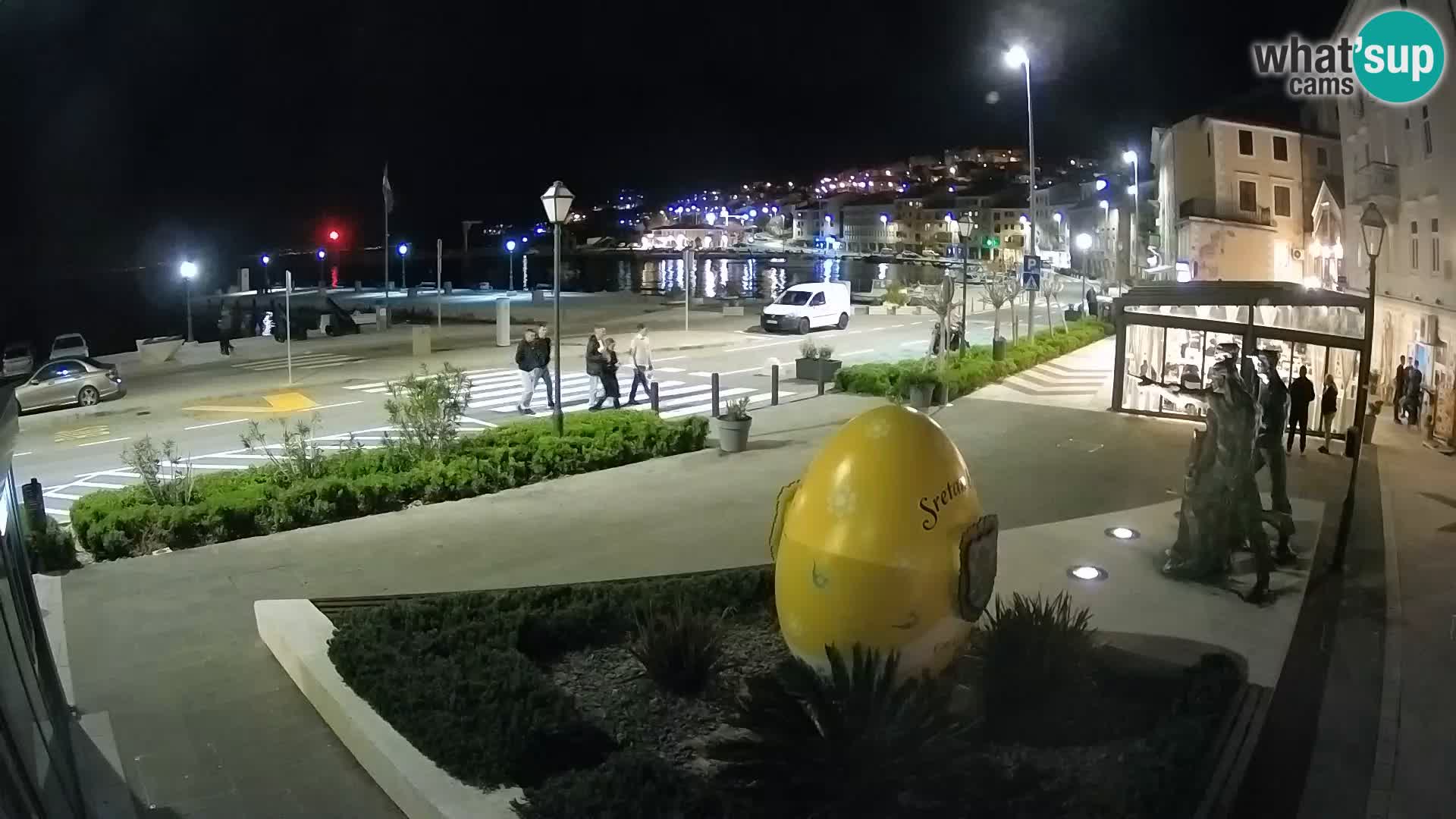 Spletna kamera v živo Senj riva – Hrvaška