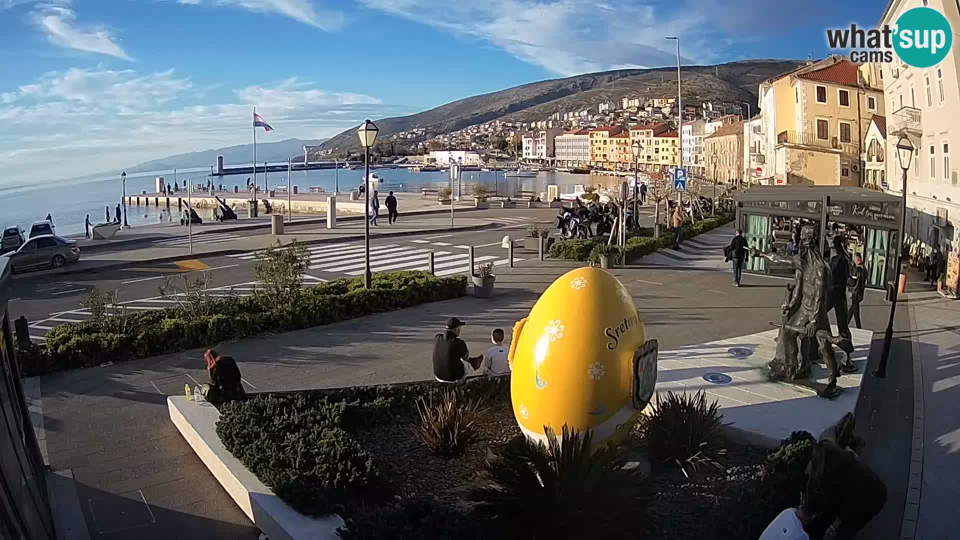 Webcam en direct Senj Riva – front de mer