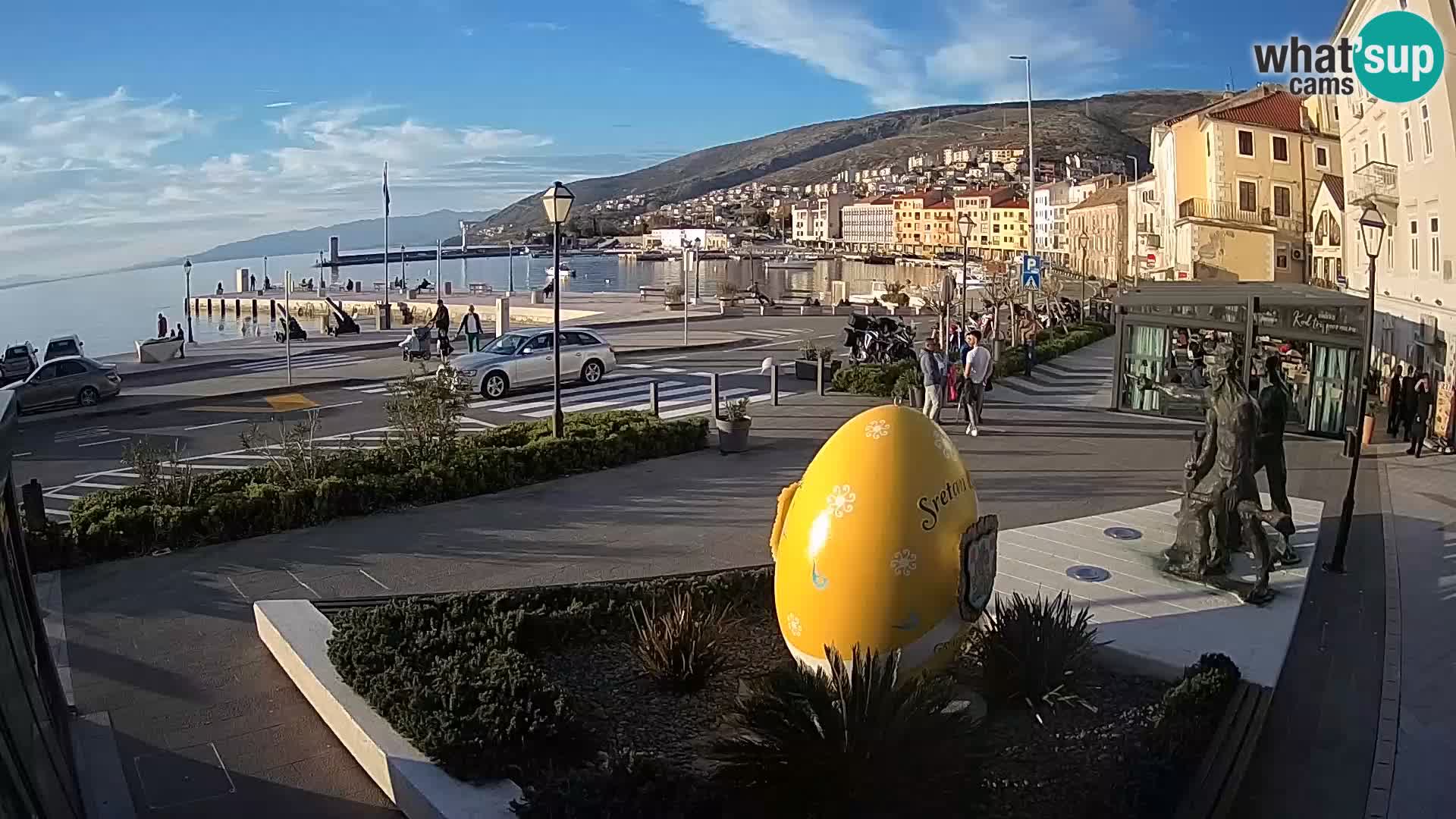 Live webcam Senj riva – fronte mare