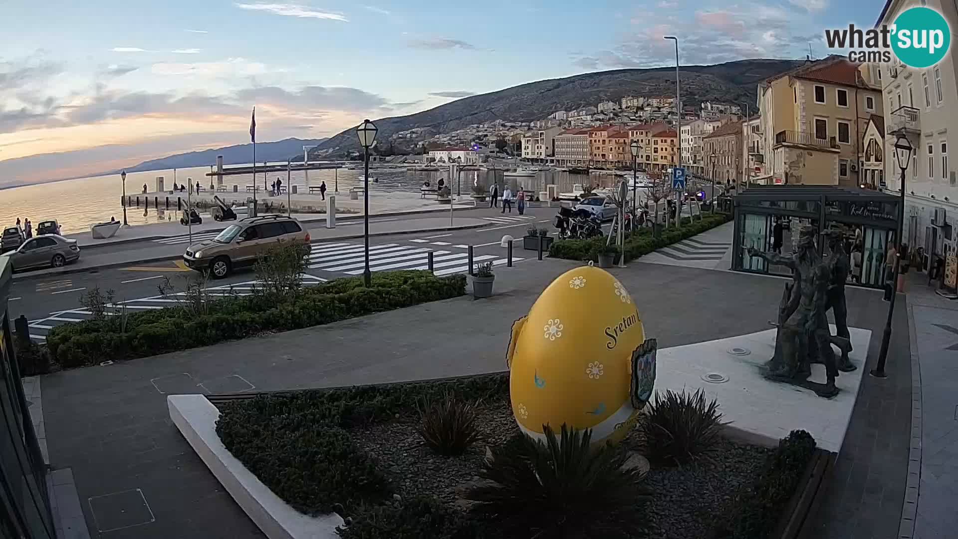 Spletna kamera v živo Senj riva – Hrvaška