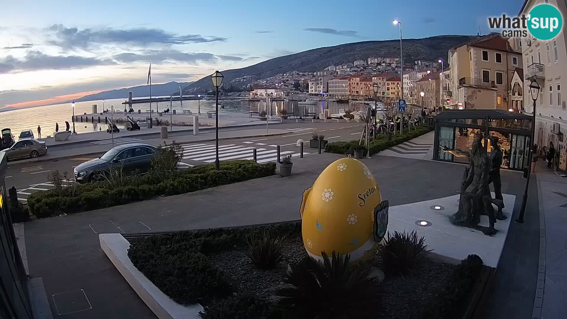 Webcam en vivo Senj riva – paseo marítimo