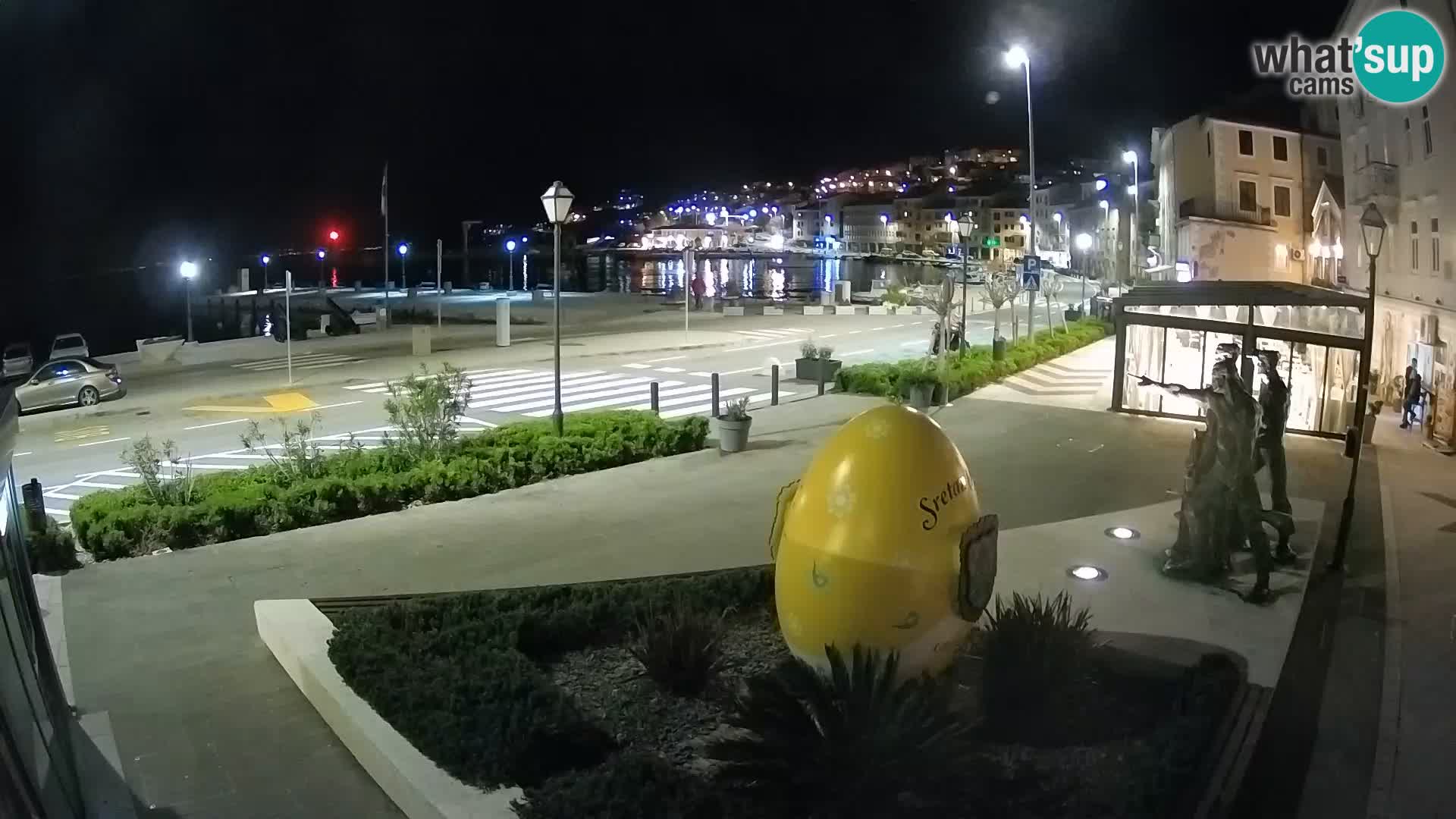 Live-Webcam Senj Riva – direkt am Meer – Kroatien