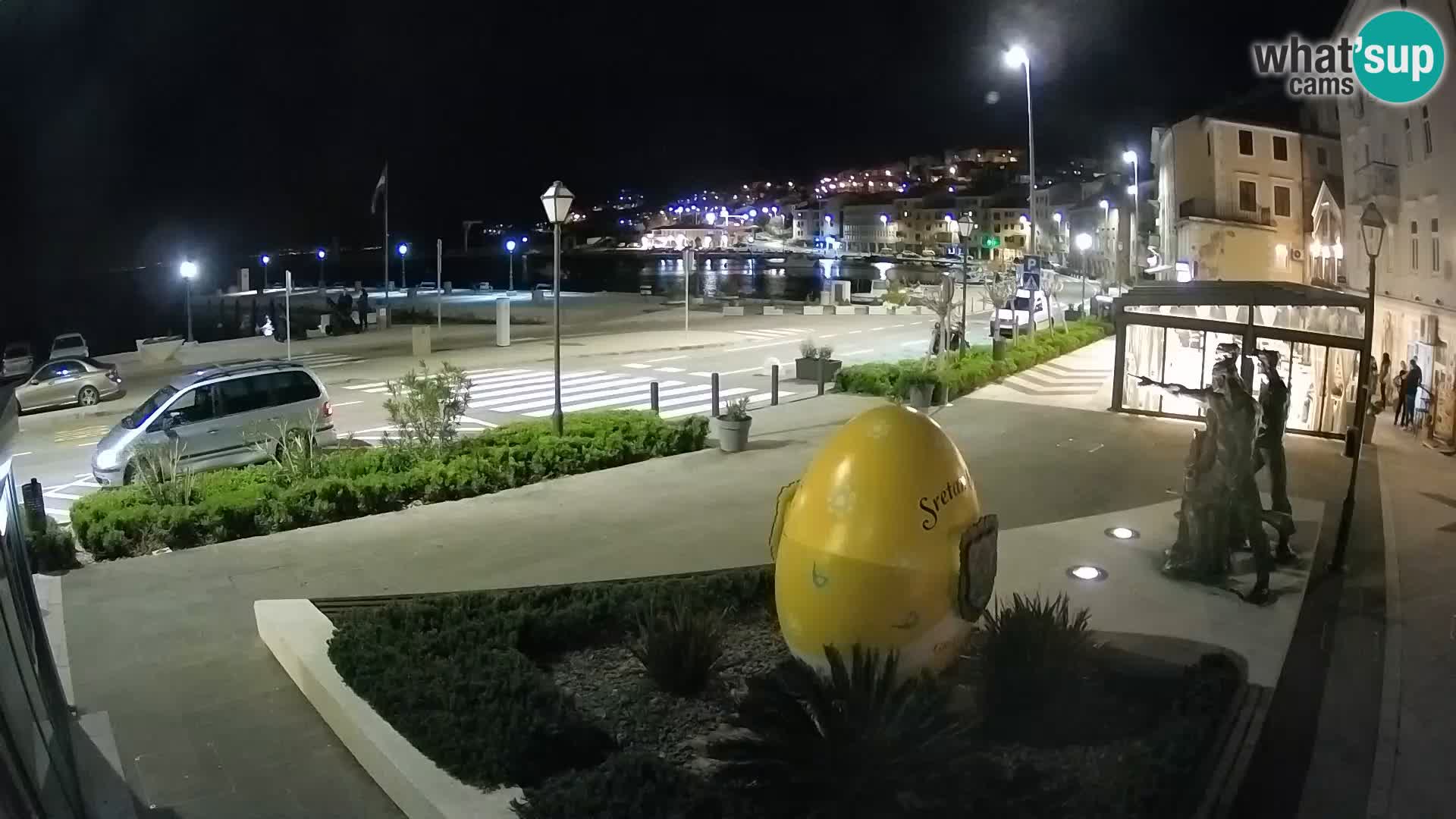 Spletna kamera v živo Senj riva – Hrvaška