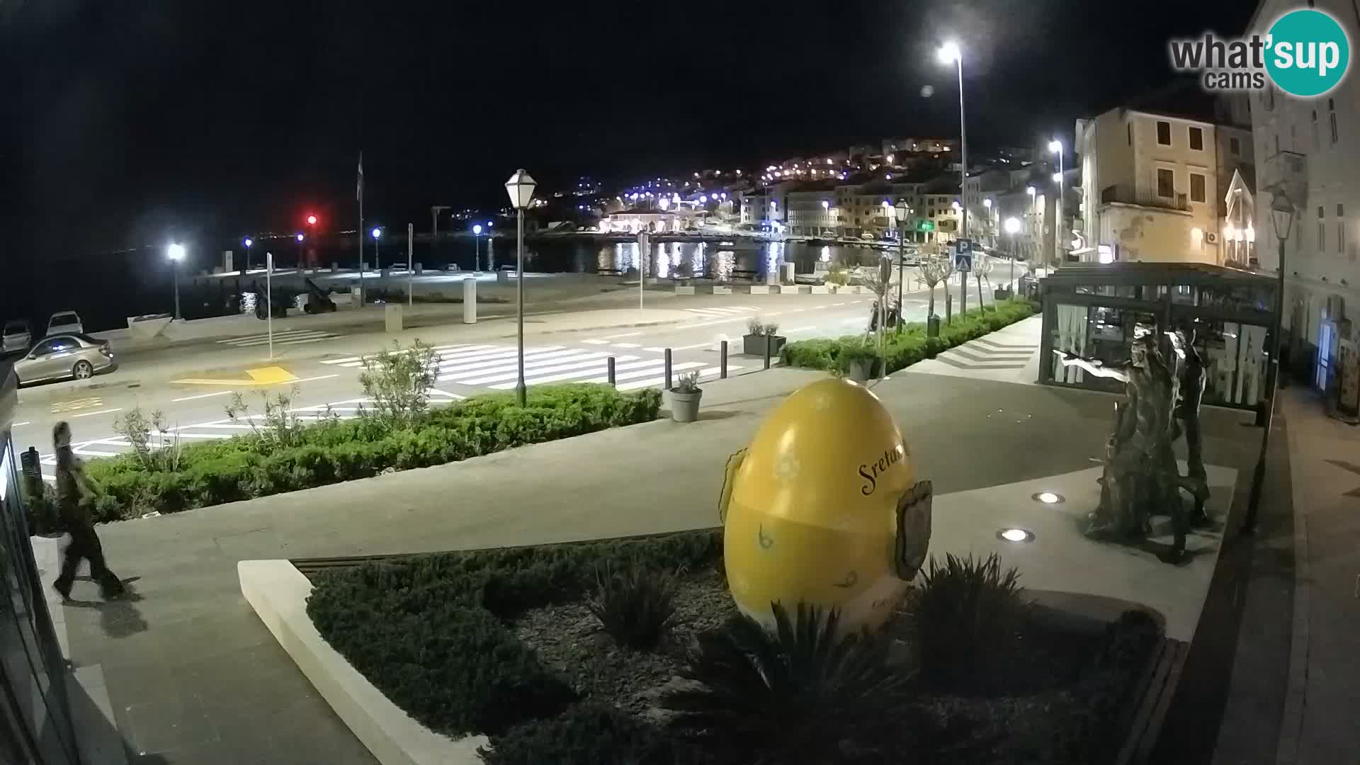 Spletna kamera v živo Senj riva – Hrvaška