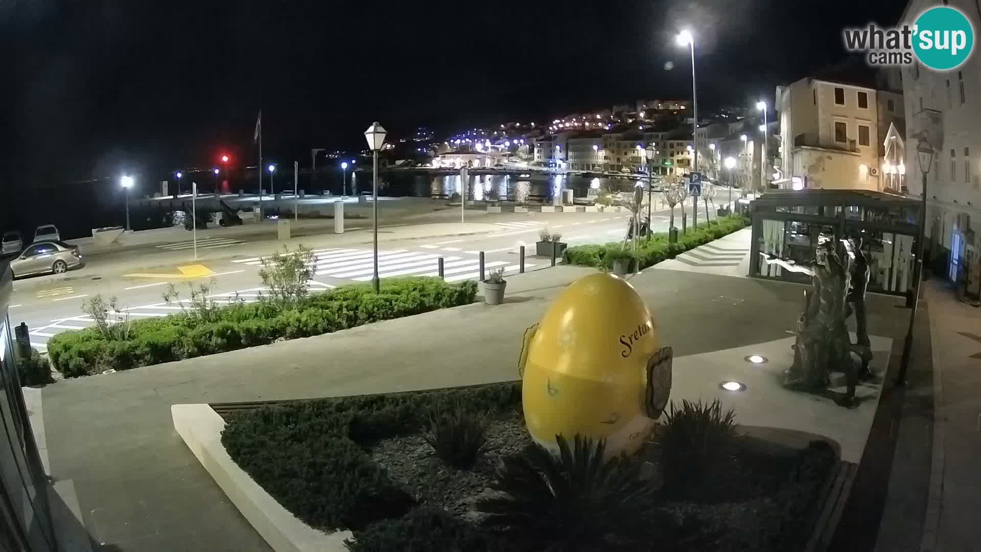 Live webcam Senj riva – fronte mare