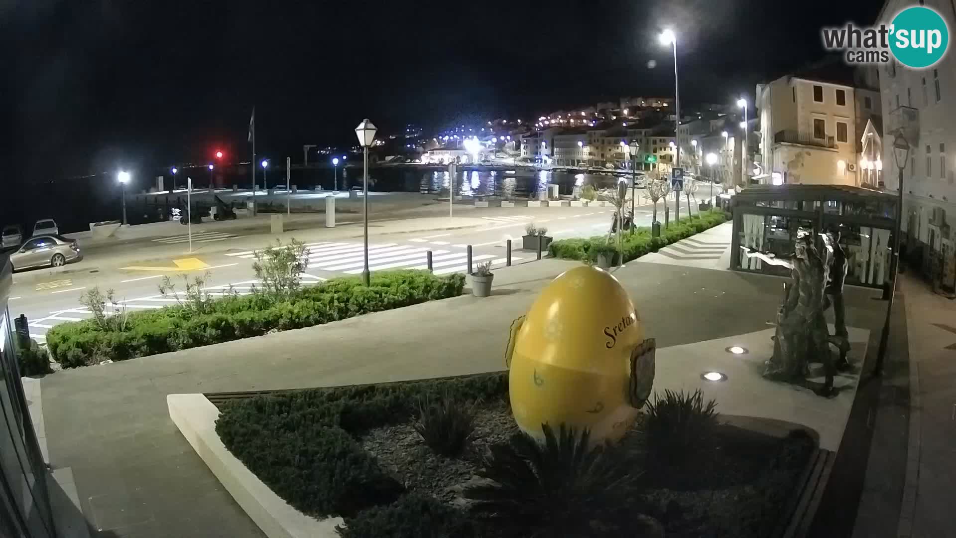 Live webcam Senj riva – fronte mare