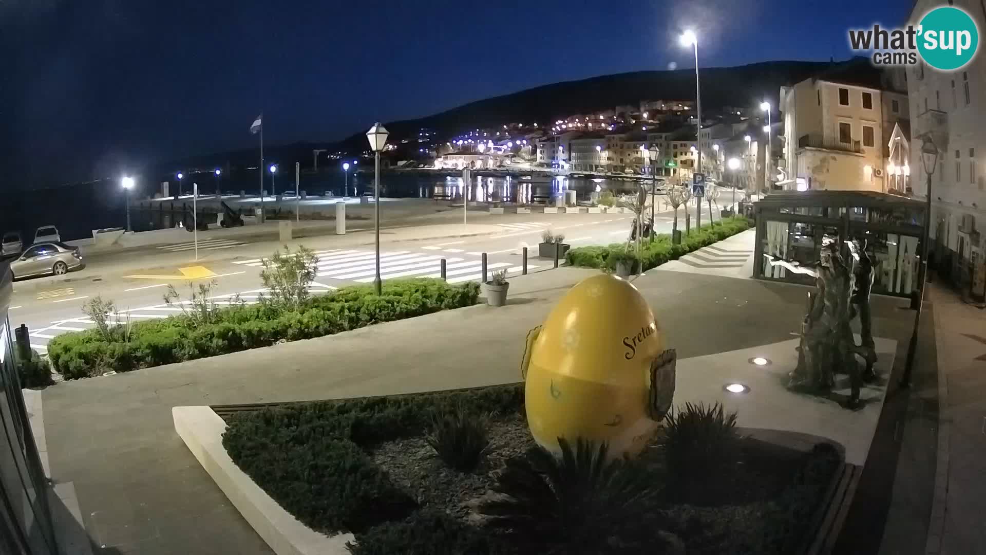 Live webcam Senj riva – fronte mare