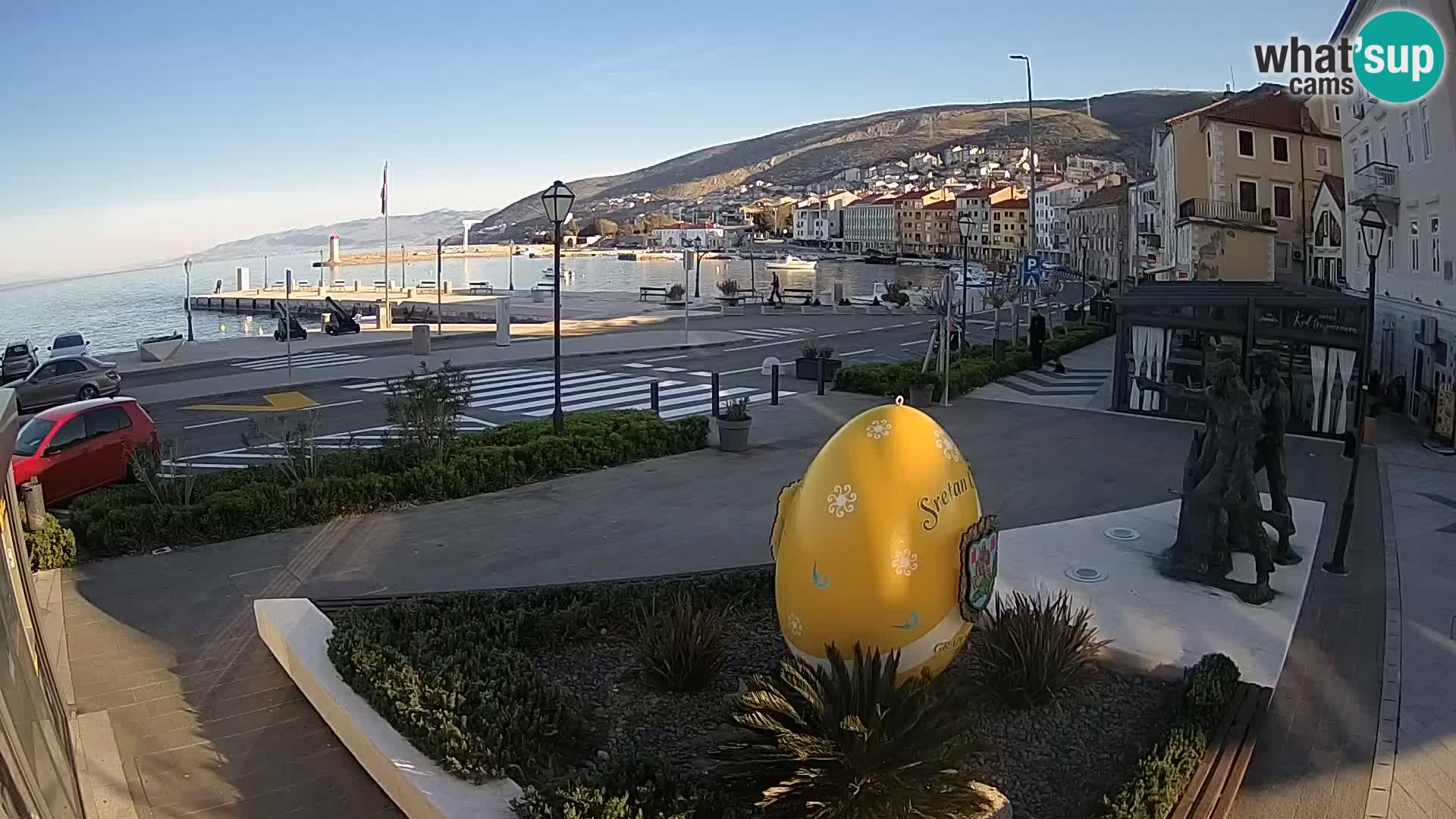Live-Webcam Senj Riva – direkt am Meer – Kroatien