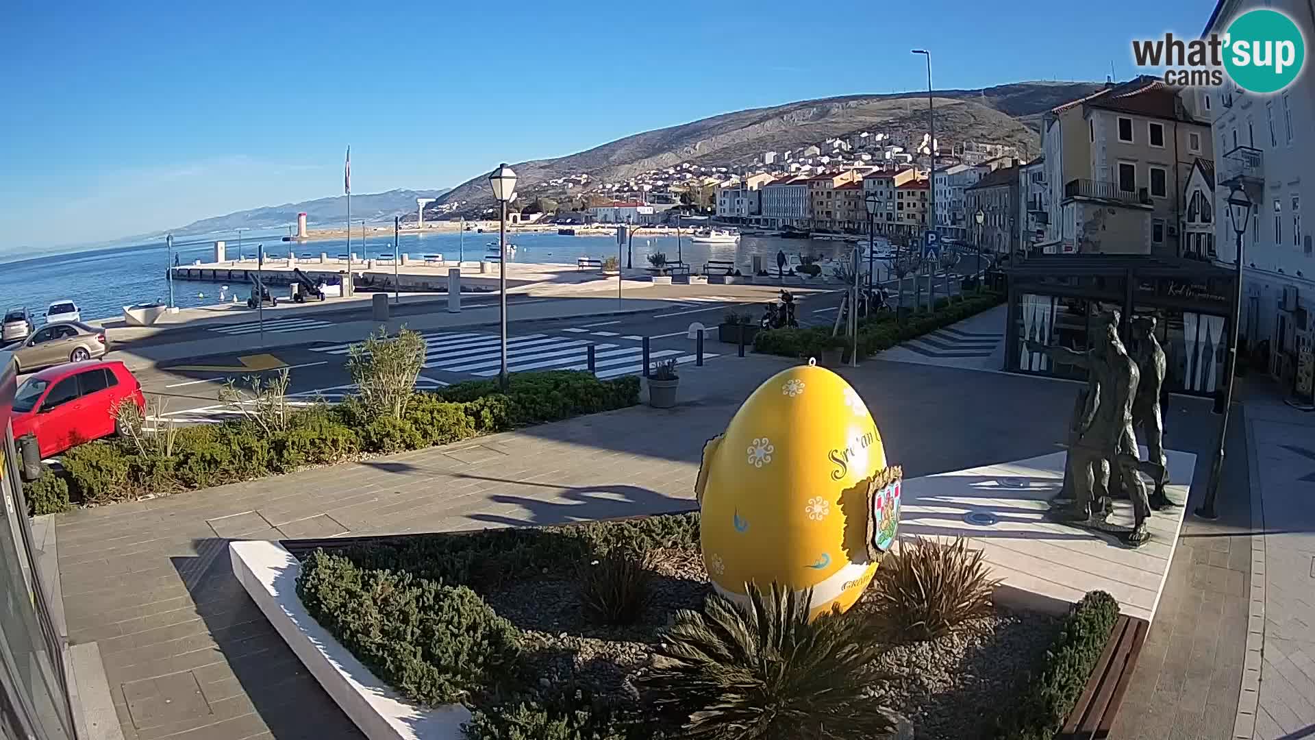 Live-Webcam Senj Riva – direkt am Meer – Kroatien