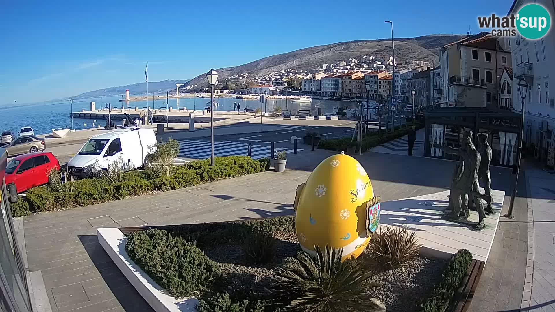 Live webcam Senj riva – seafront – Croatia