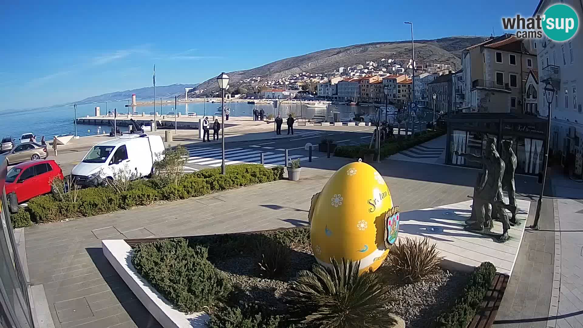 Live-Webcam Senj Riva – direkt am Meer – Kroatien