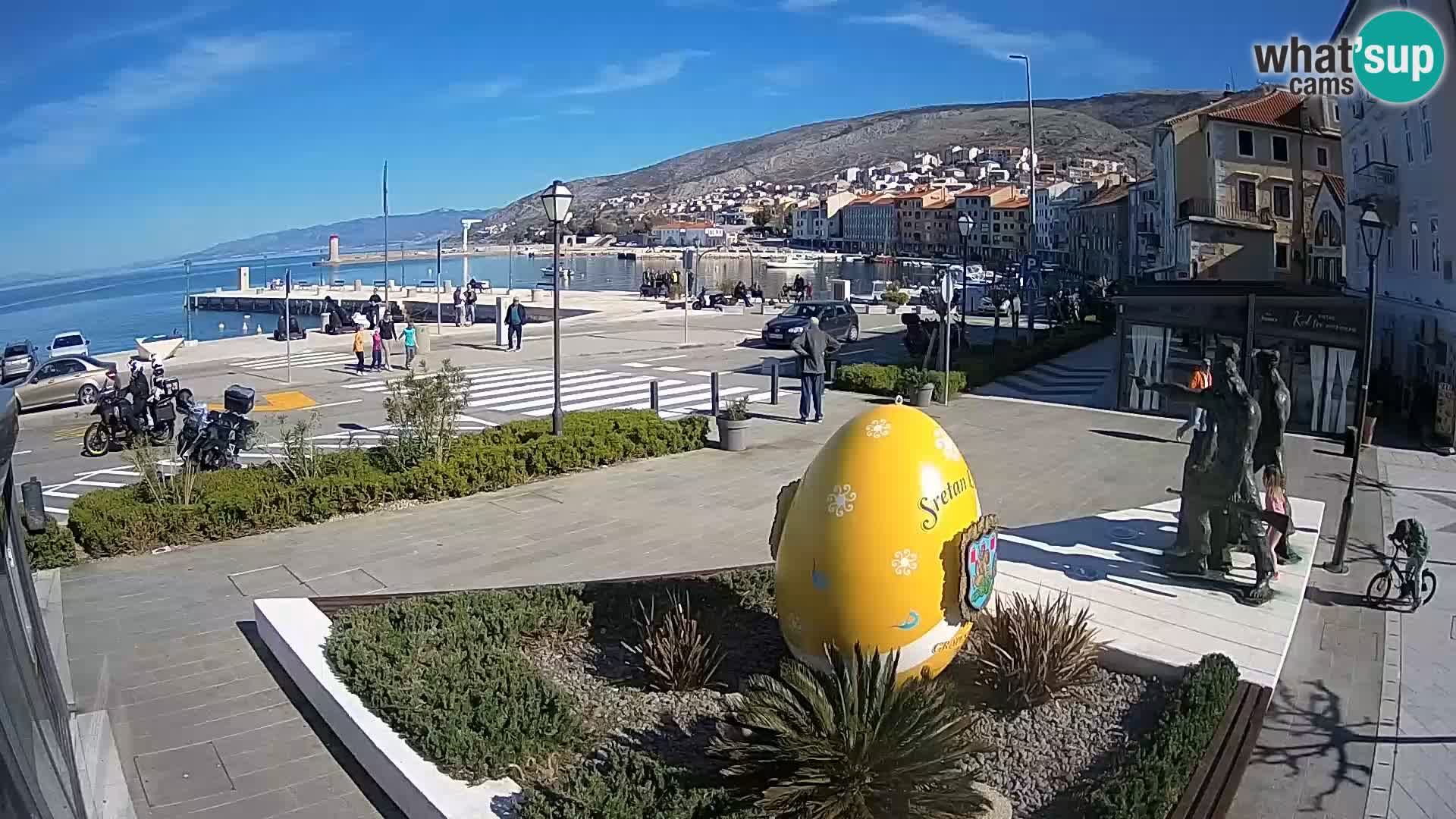 Live webcam Senj riva – fronte mare