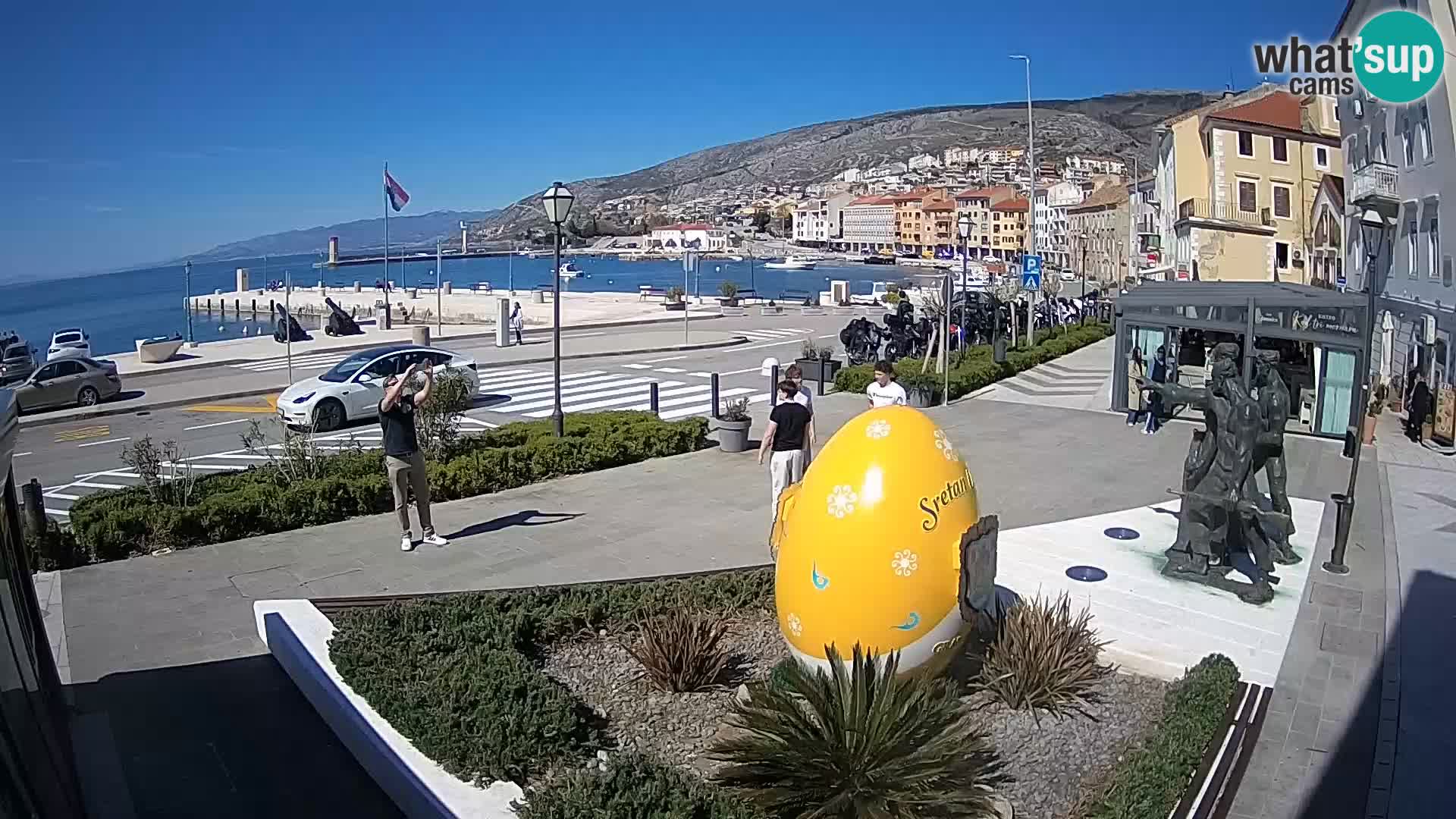 Live-Webcam Senj Riva – direkt am Meer – Kroatien