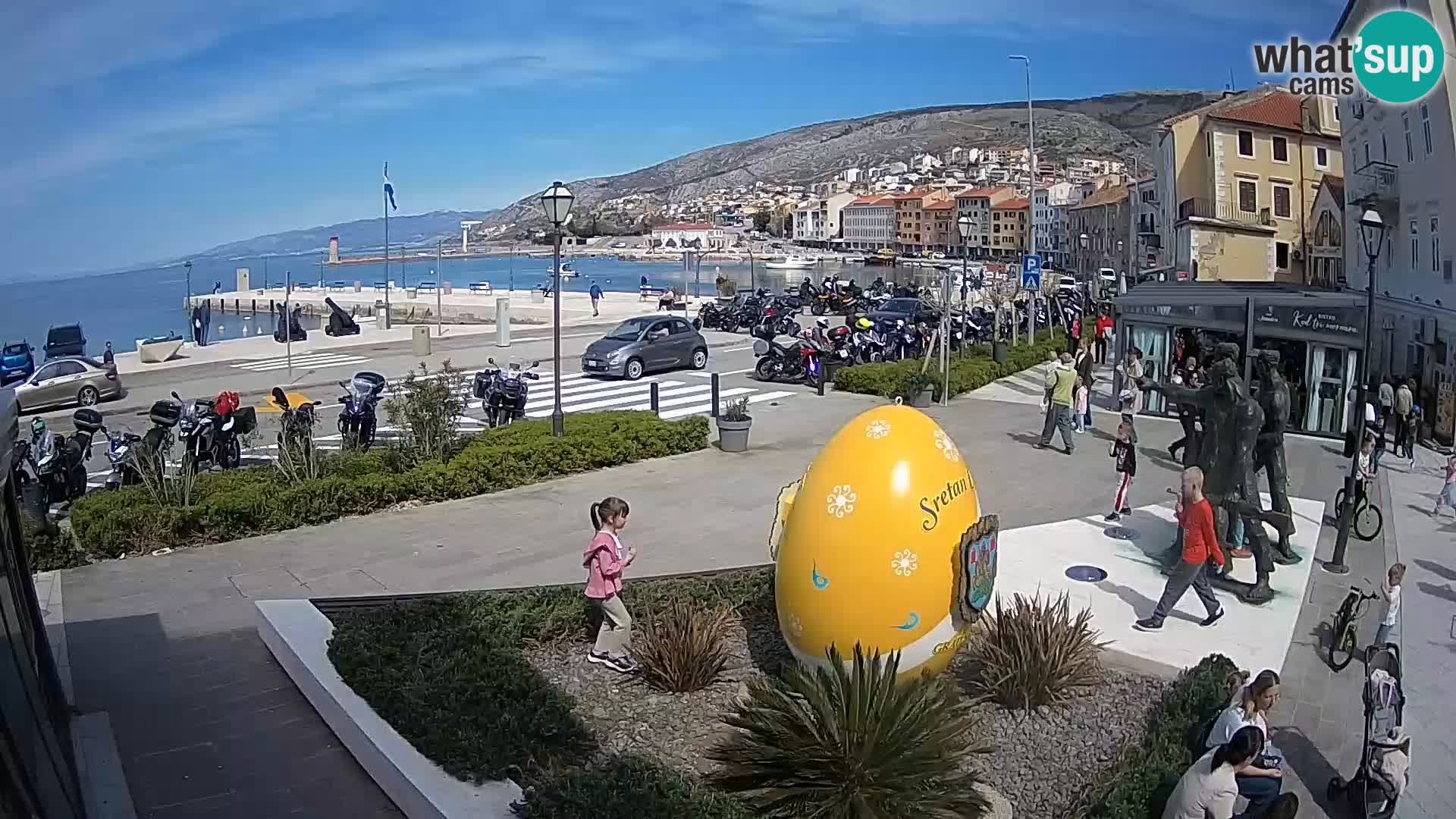 Spletna kamera v živo Senj riva – Hrvaška