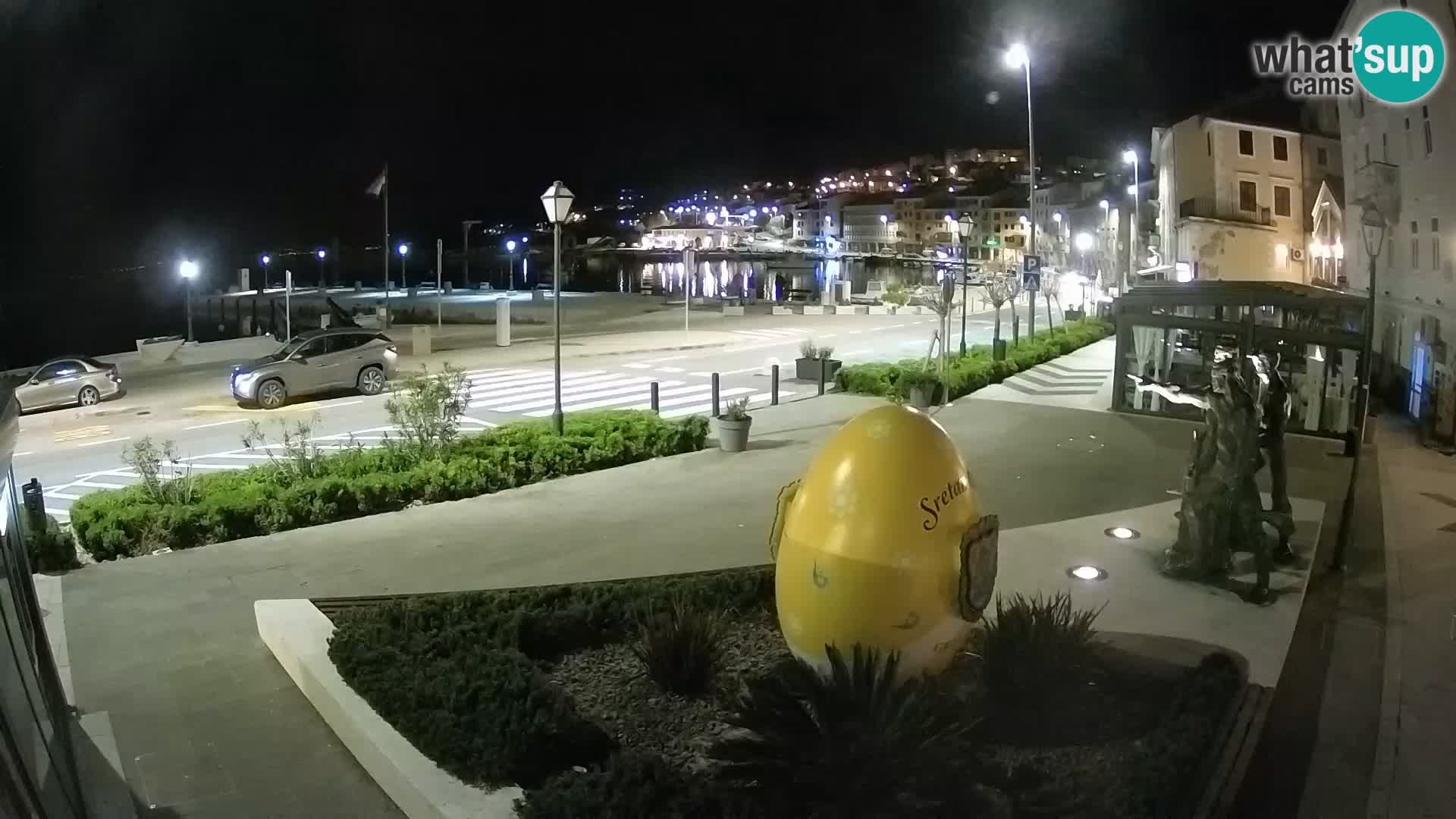 Live webcam Senj riva – seafront – Croatia