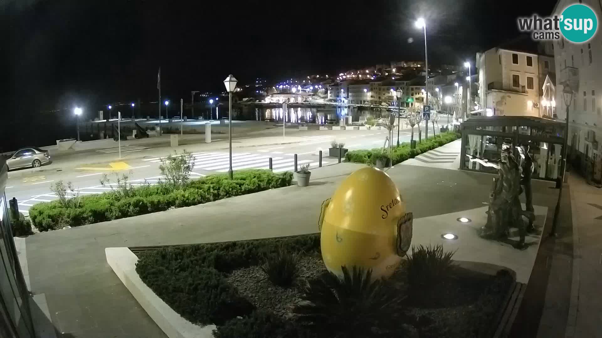 Live webcam Senj riva – seafront – Croatia