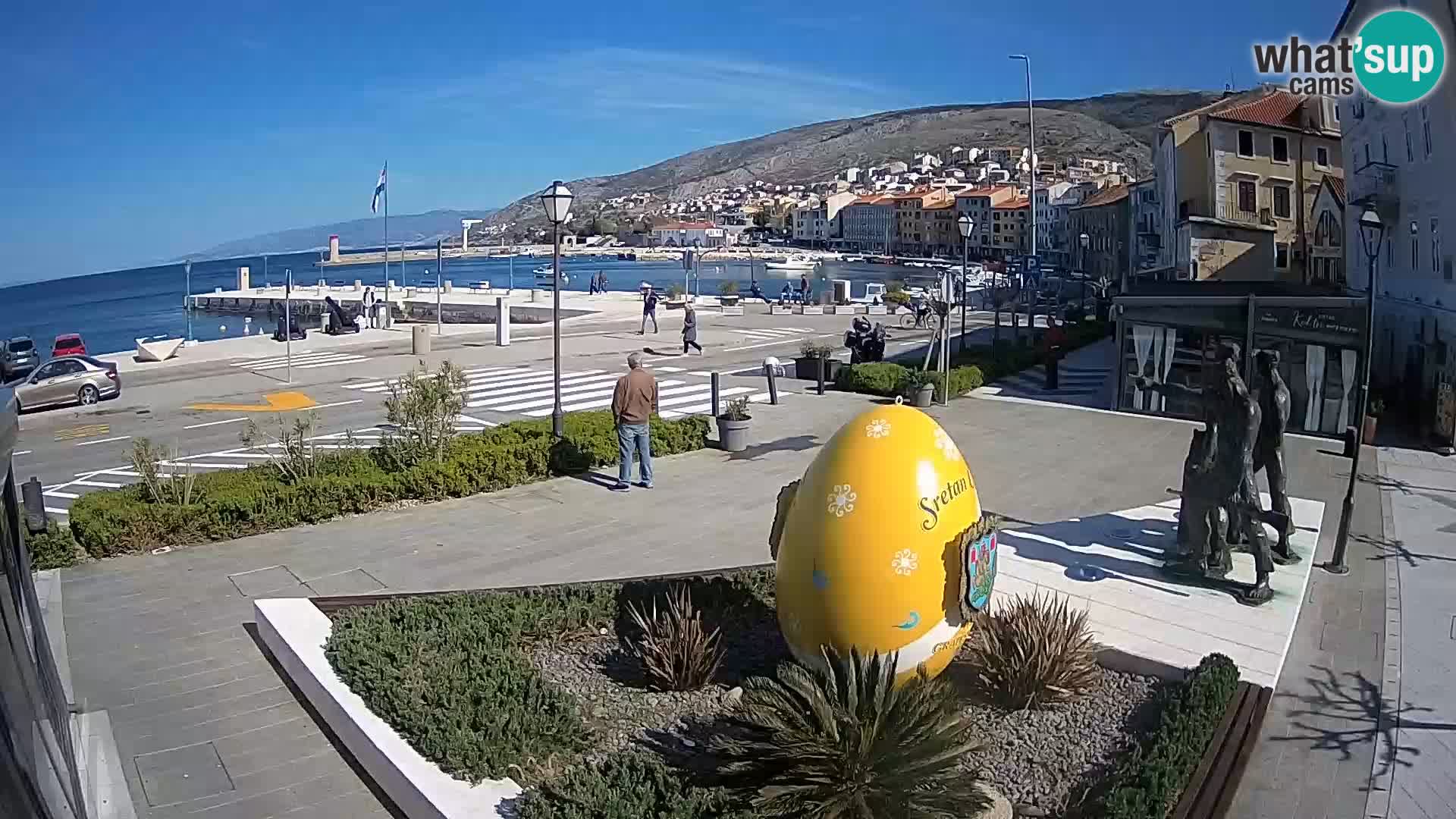 Live webcam Senj riva – seafront – Croatia