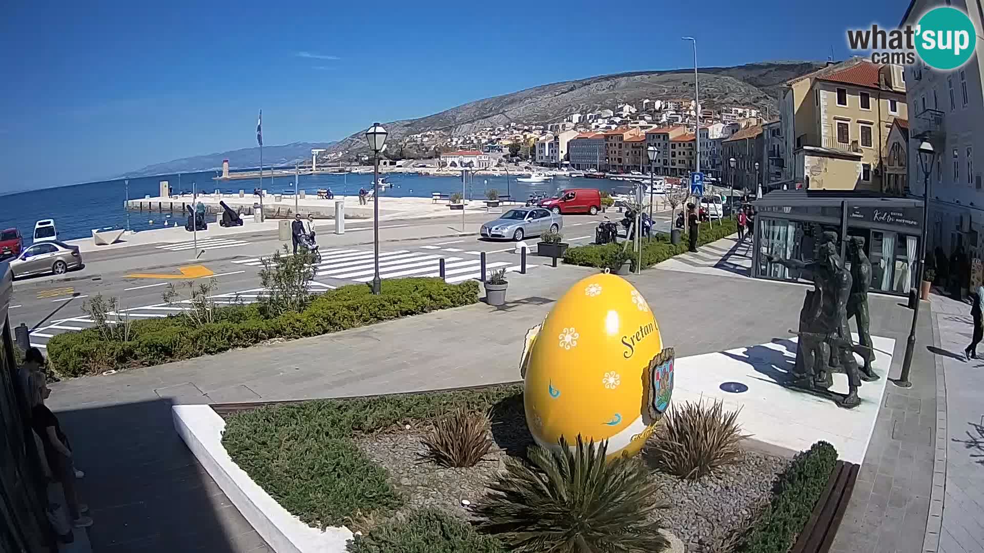 Live-Webcam Senj Riva – direkt am Meer – Kroatien