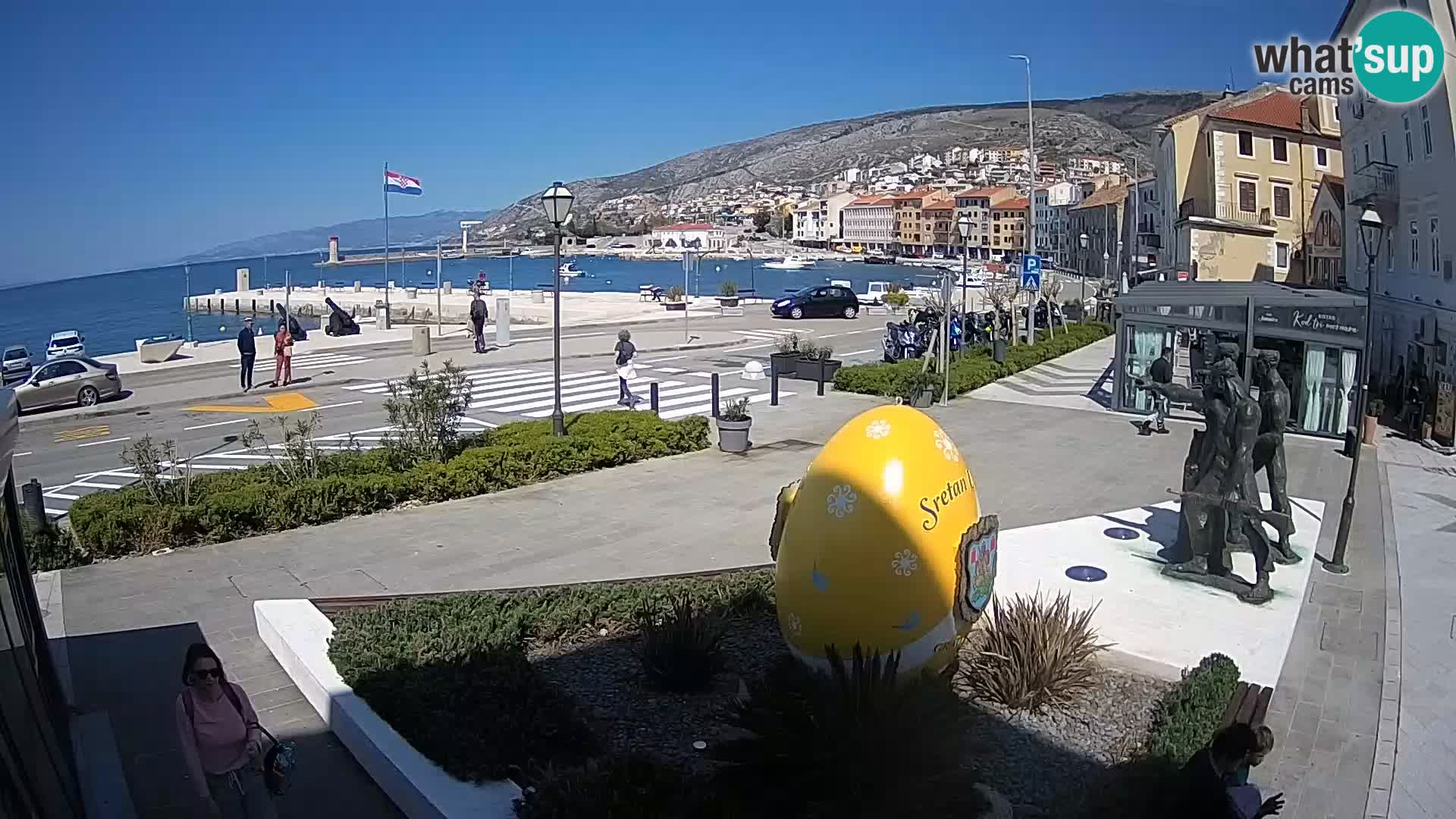 Webcam en vivo Senj riva – paseo marítimo