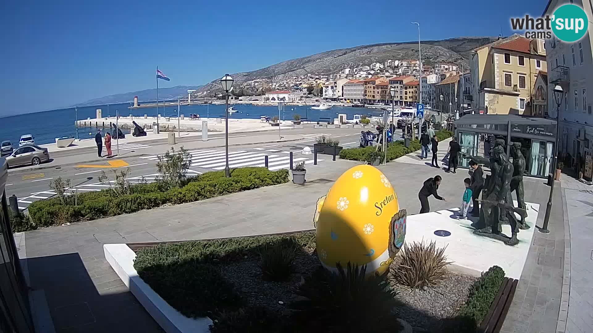 Live webcam Senj riva – seafront – Croatia