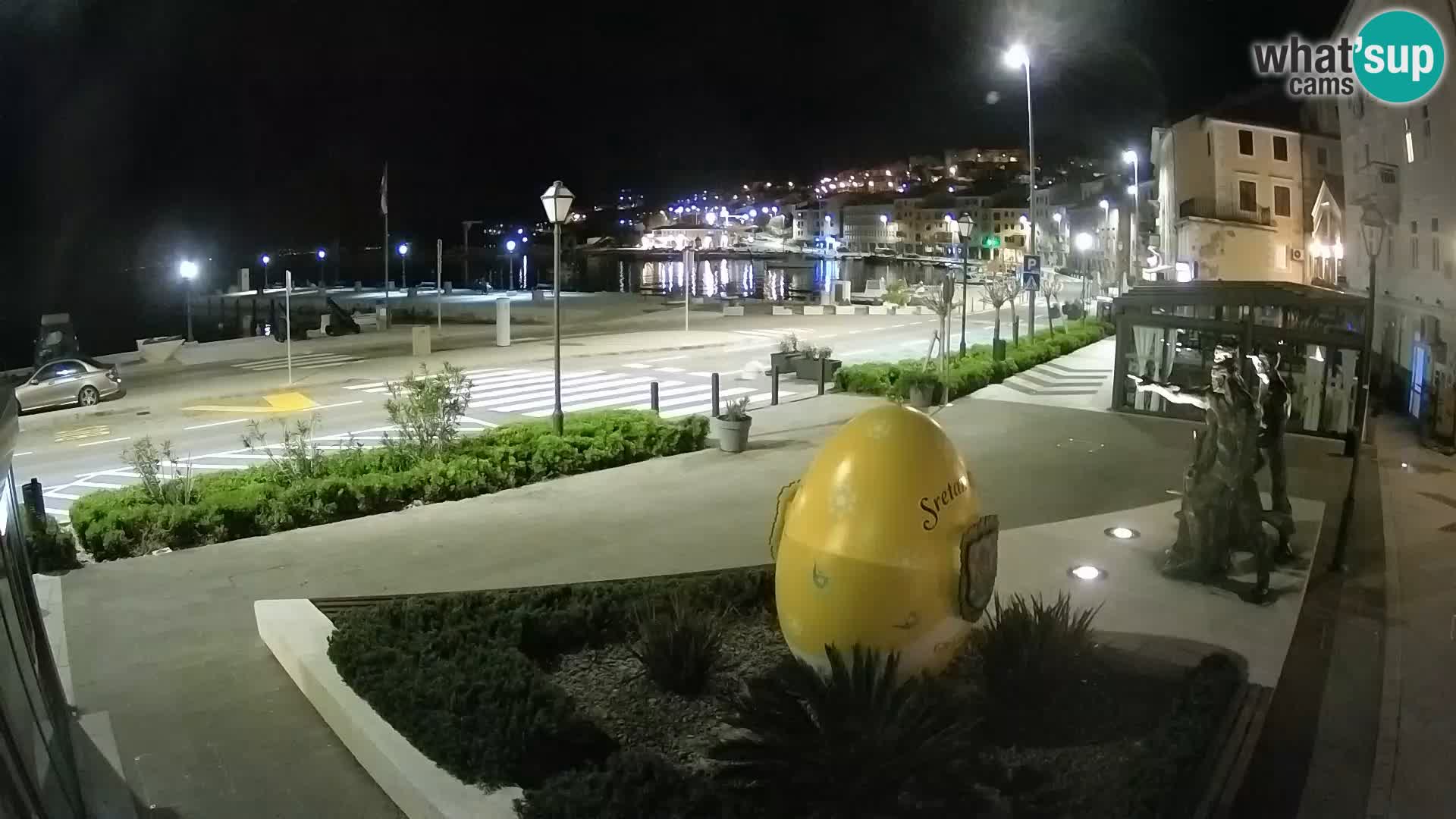 Live webcam Senj riva – seafront – Croatia