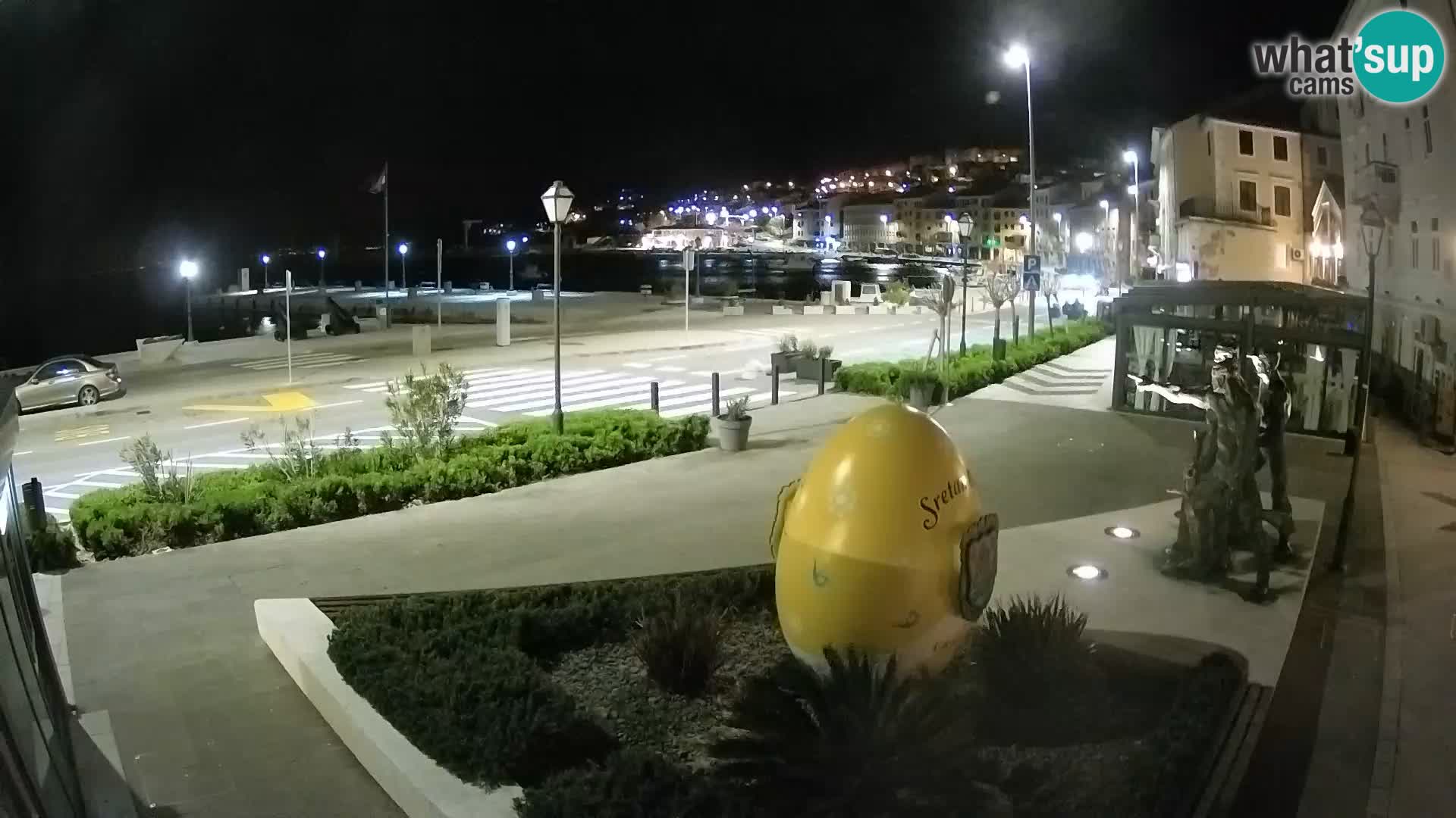 Live webcam Senj riva – fronte mare