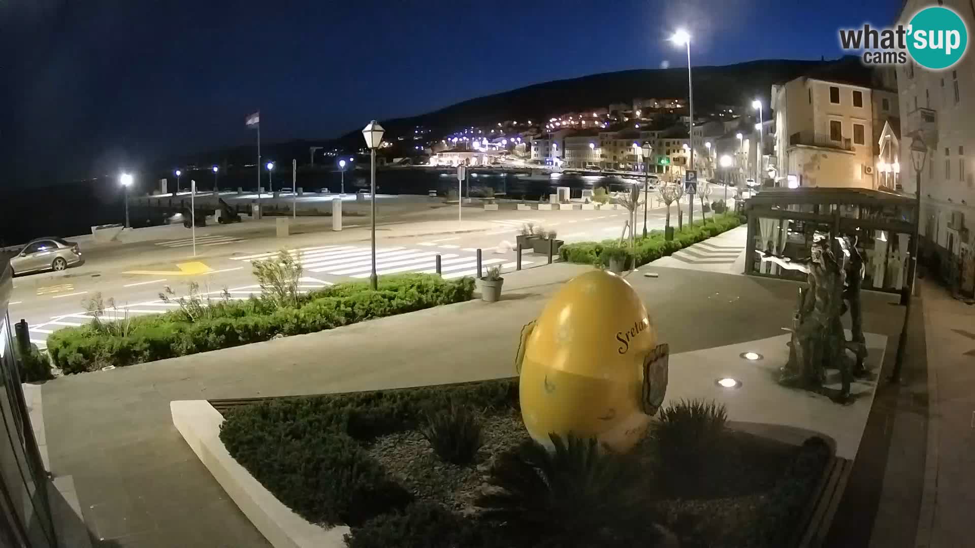 Live webcam Senj riva – seafront – Croatia