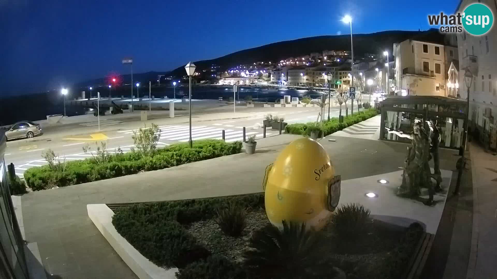 Live webcam Senj riva – seafront – Croatia