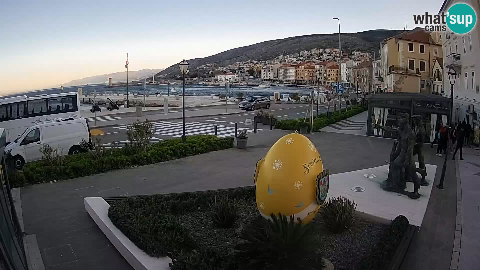 Live webcam Senj riva – seafront – Croatia