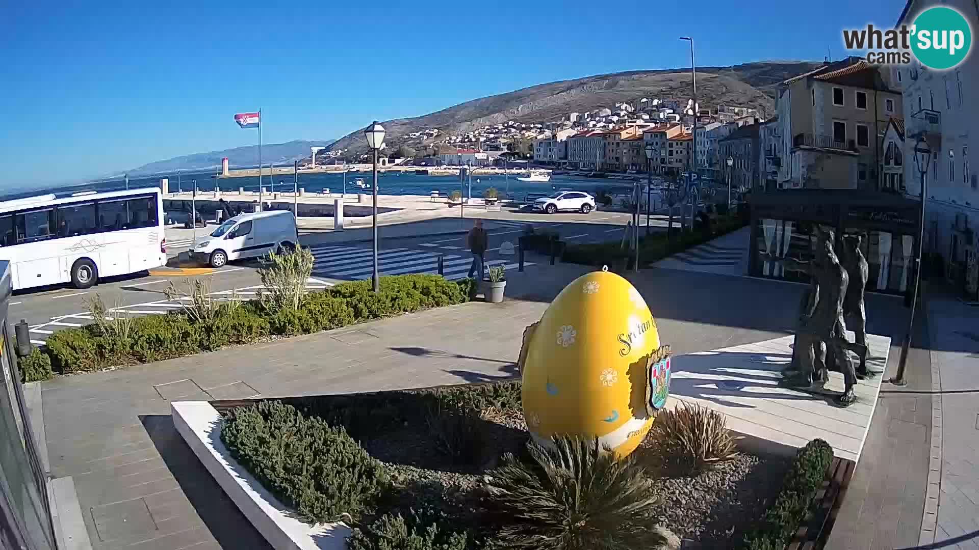 Live-Webcam Senj Riva – direkt am Meer – Kroatien
