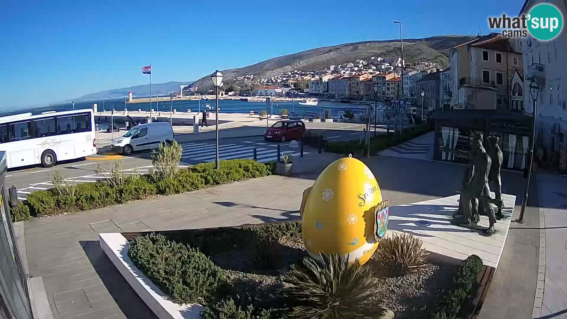 Spletna kamera v živo Senj riva – Hrvaška