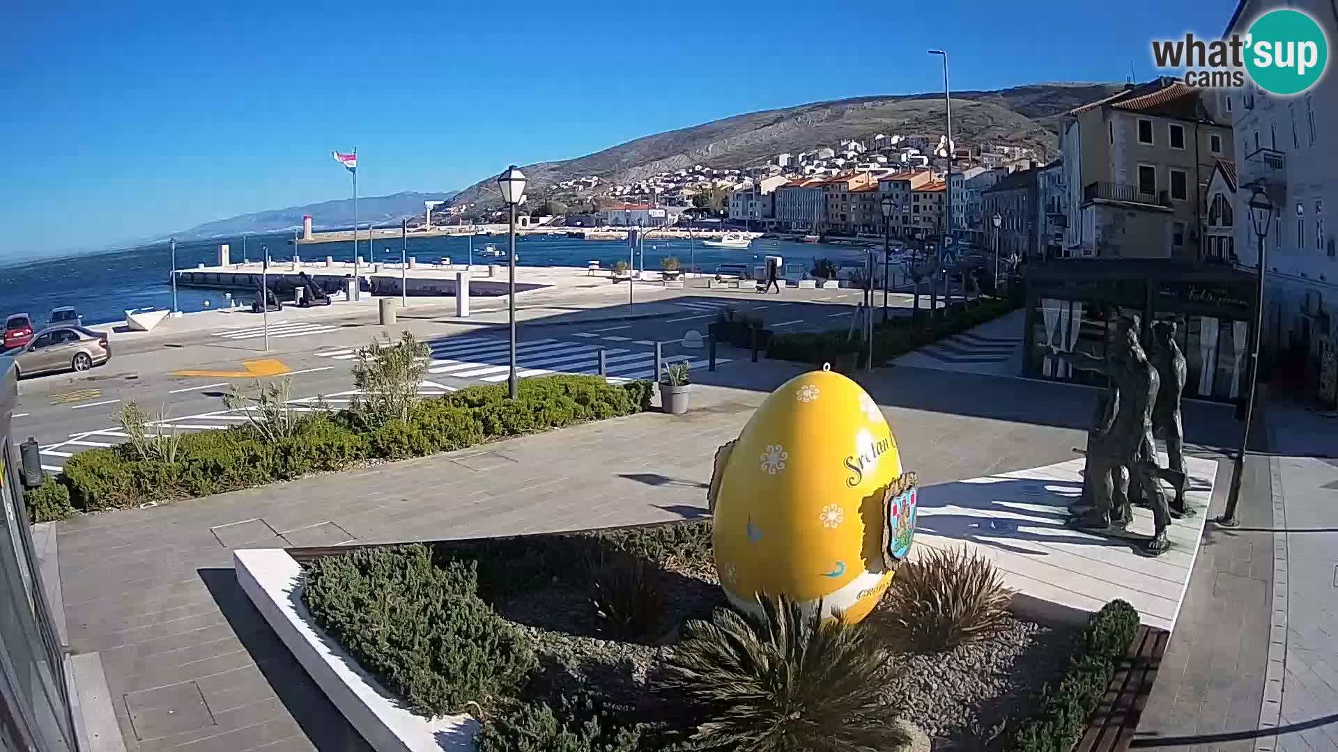 Live webcam Senj riva – fronte mare