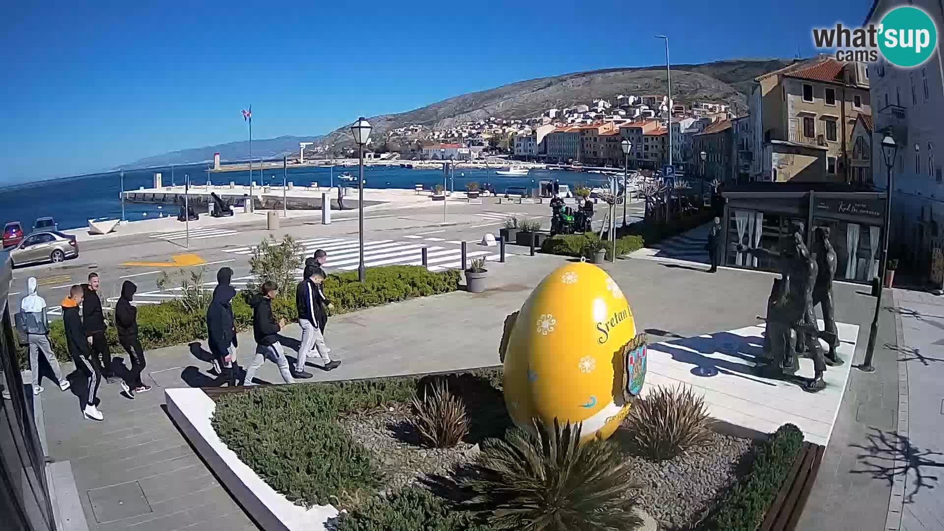 Live webcam Senj riva – seafront – Croatia