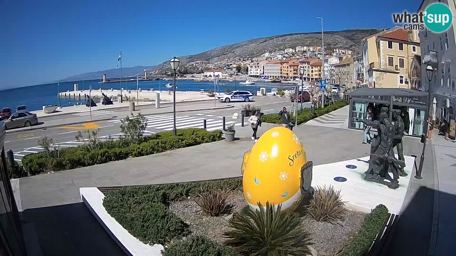 Webcam en vivo Senj riva – paseo marítimo