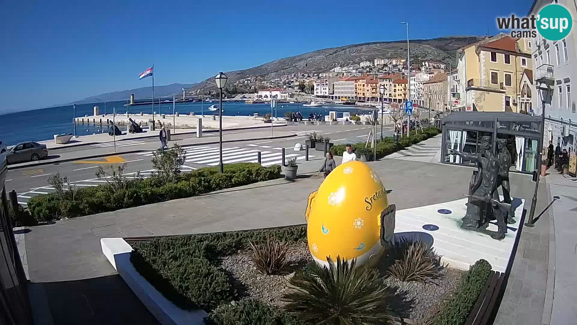 Webcam en vivo Senj riva – paseo marítimo