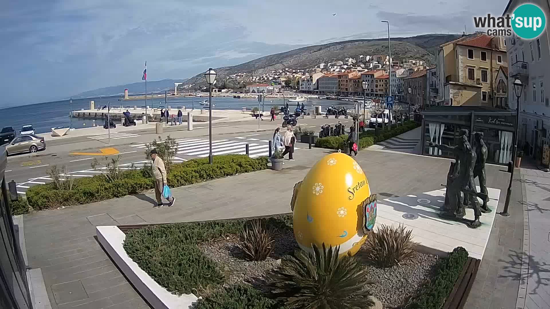 Live webcam Senj riva – fronte mare