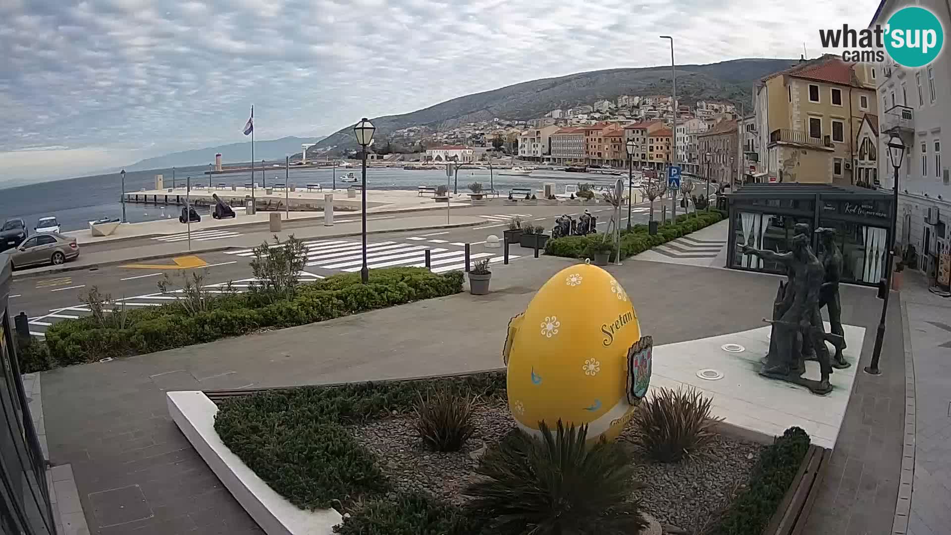 Live webcam Senj riva – fronte mare