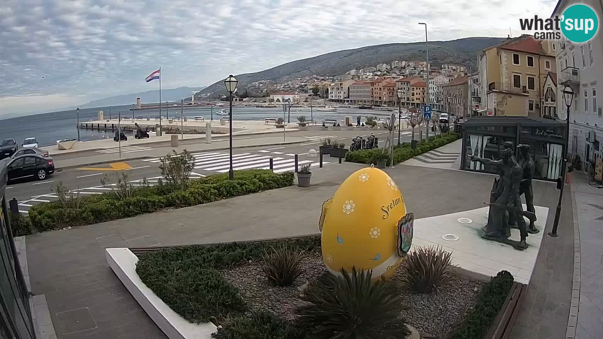 Webcam en vivo Senj riva – paseo marítimo