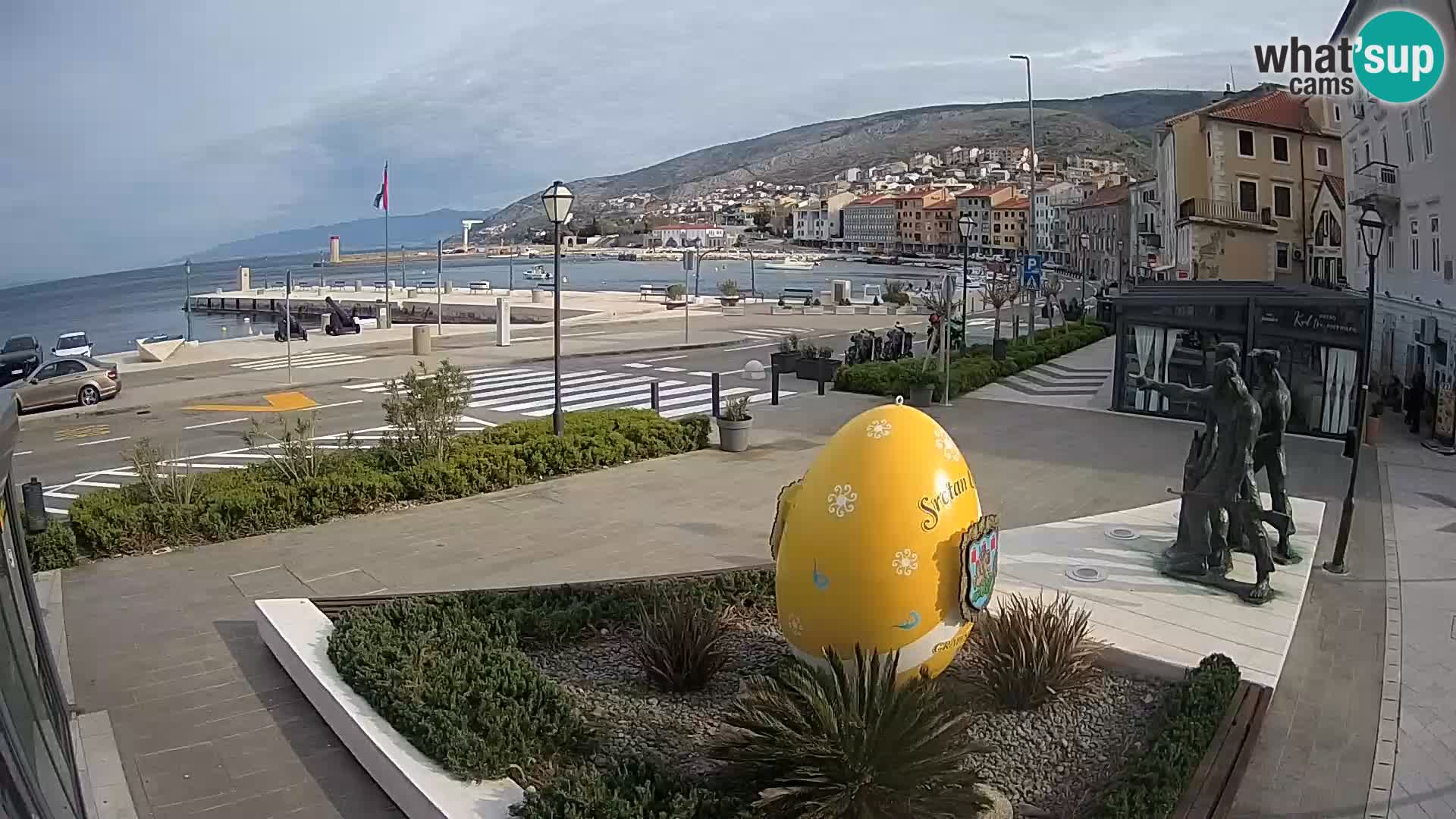 Live webcam Senj riva – fronte mare