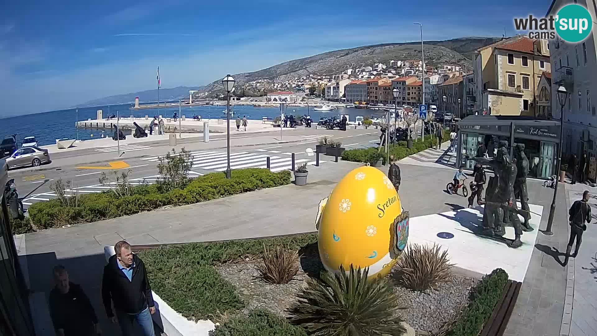 Live webcam Senj riva – fronte mare